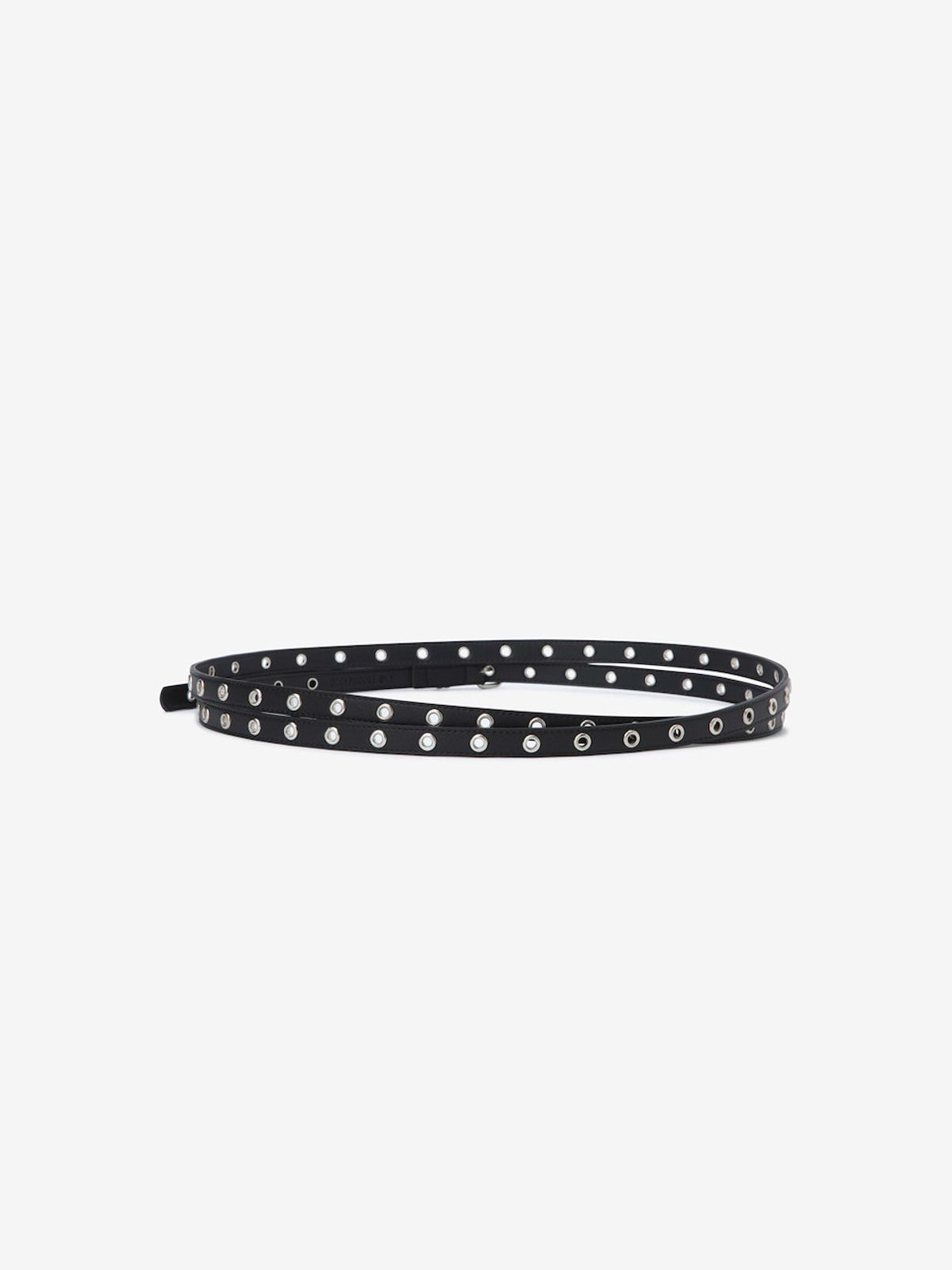 바운더리(BOUNDARY) DOUBLE LAYERED EYELET BELT BK_B261PHC005BK1