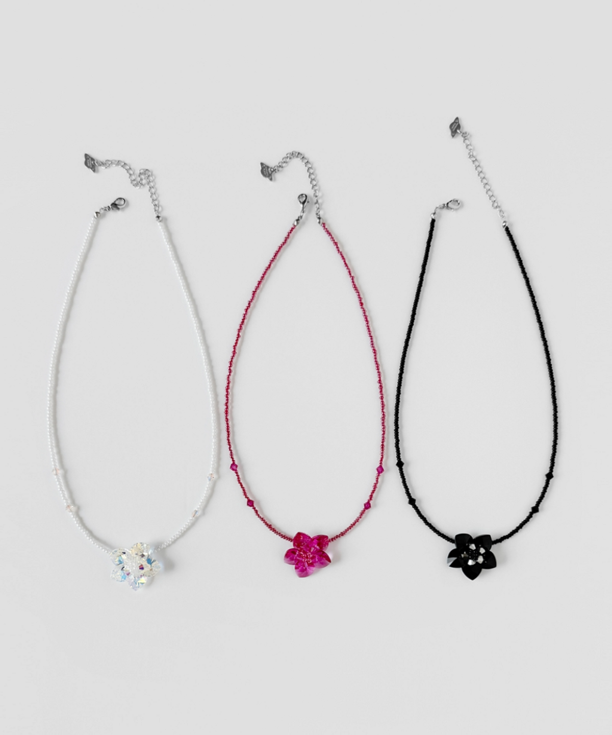 판타스틱 플래닛(FANTASTIC PLANET) plumeria flower necklace (3colors)