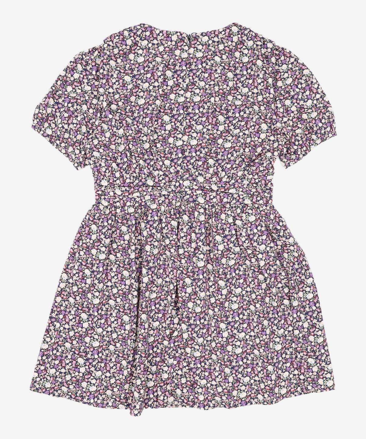 미쏘(MIXXO) 잔꽃패턴 브이넥 미니 원피스 MIWOWB801G L