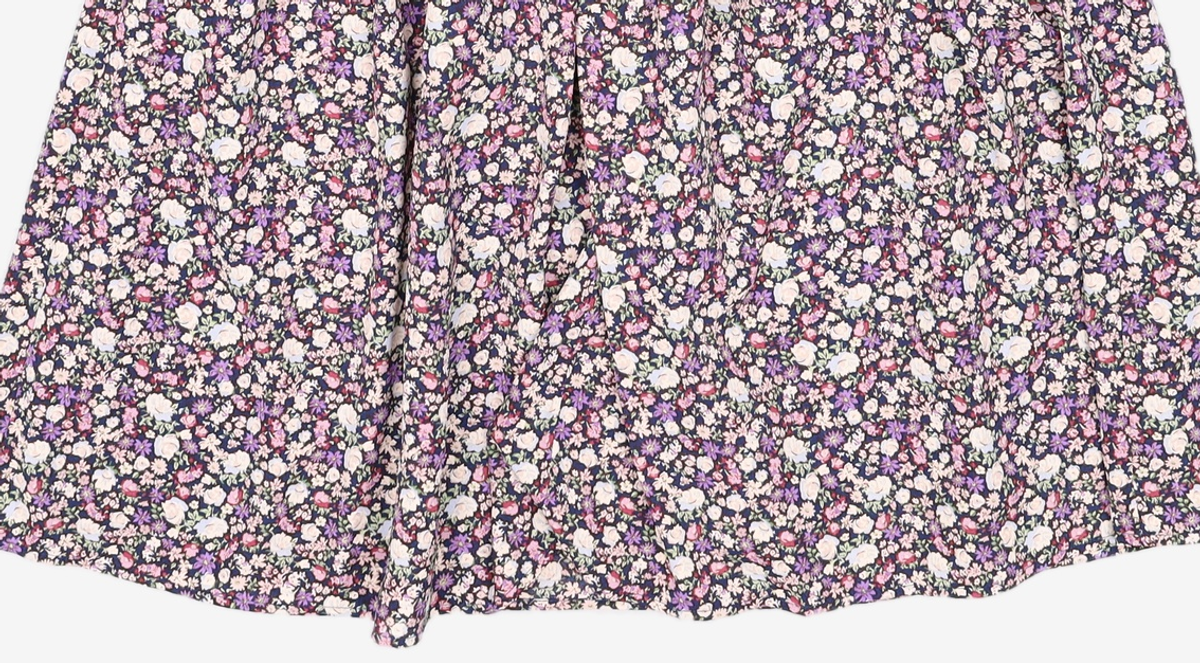 미쏘(MIXXO) 잔꽃패턴 브이넥 미니 원피스 MIWOWB801G L