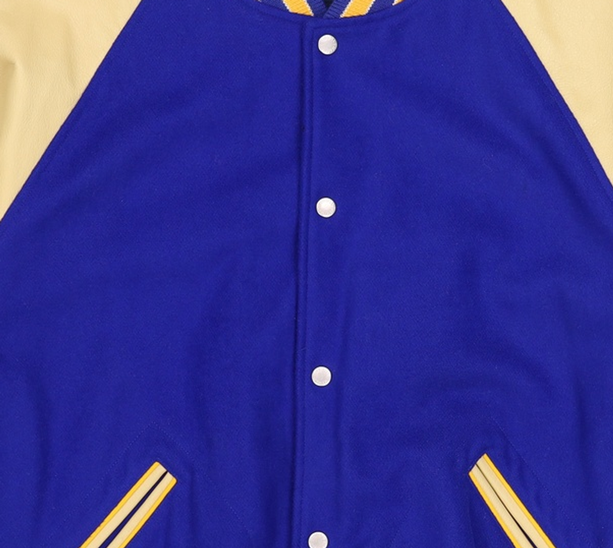 디스이즈네버댓(THISISNEVERTHAT) Raglan Varsity Jacket Blue L