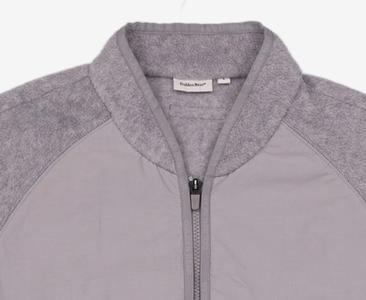 골든베어(GOLDEN BEAR) Stand Collar Hybrid Fleece Half Zip-up_G4TAW23561GYX L
