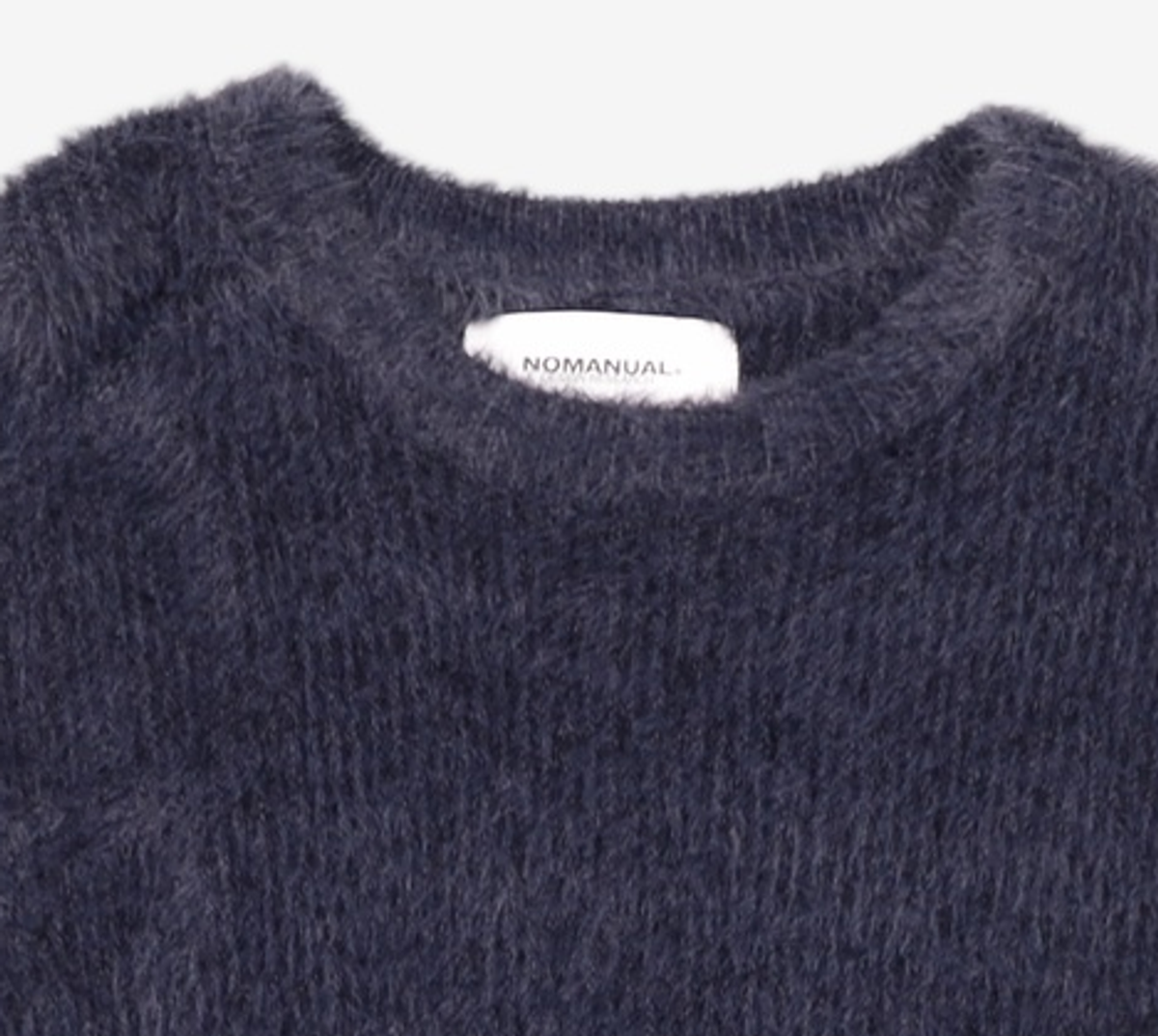노매뉴얼(NOMANUAL) (시그니처종료)CROPPED HAIRY KNIT - 5 COLOR L