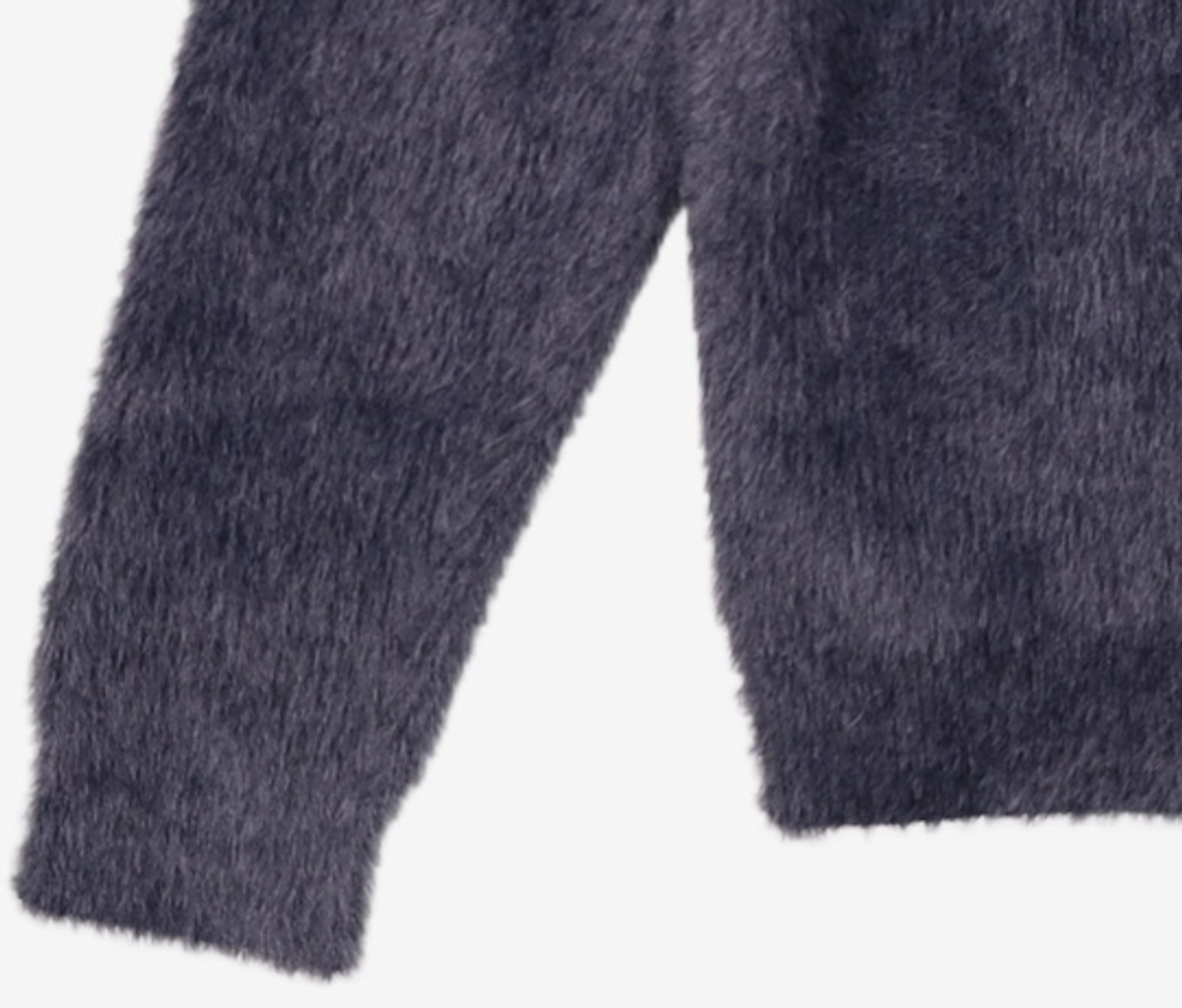 노매뉴얼(NOMANUAL) (시그니처종료)CROPPED HAIRY KNIT - 5 COLOR L