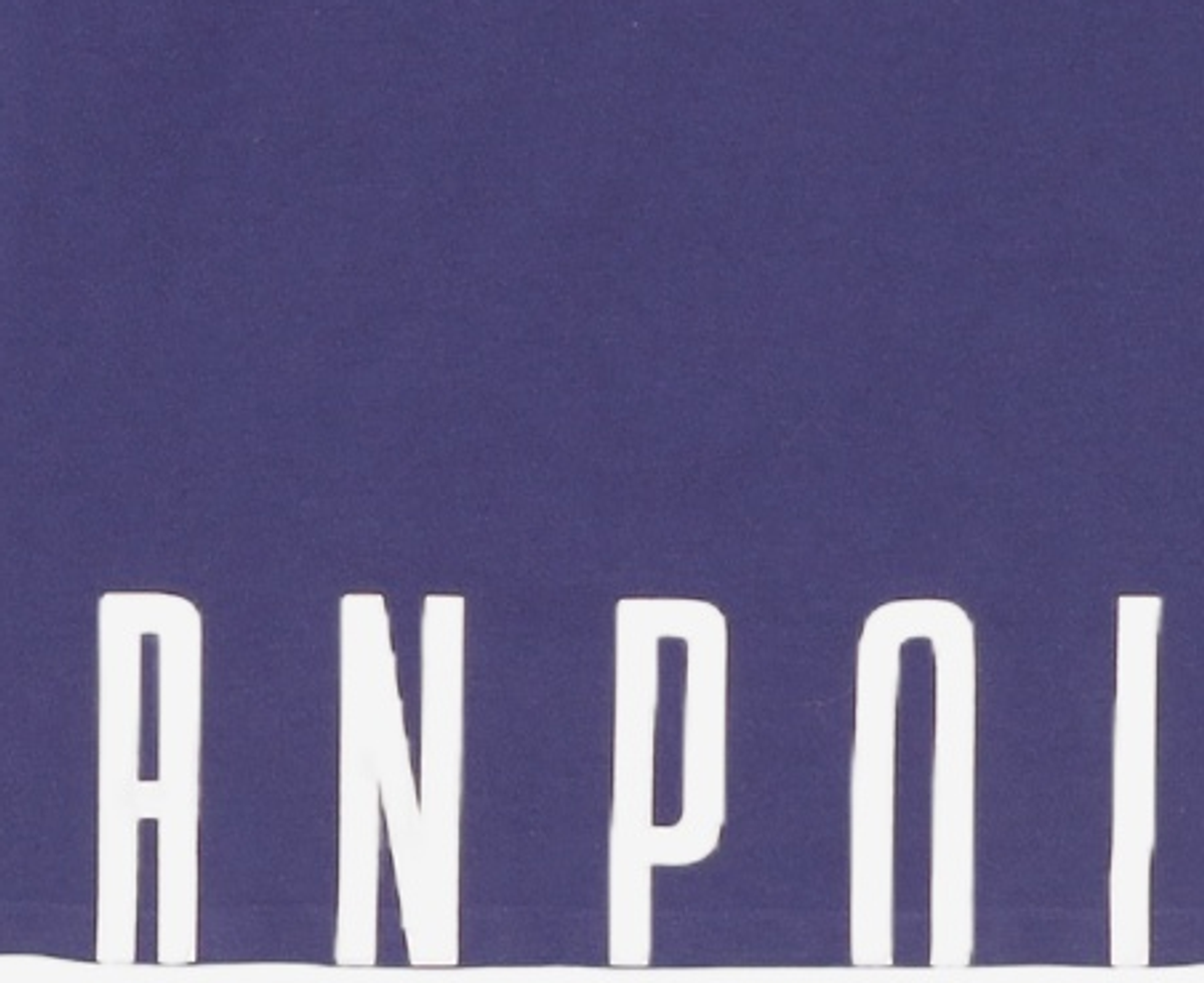 빈폴 스포츠(BEANPOLE SPORT) 네이비 여성 빅 로고 포인트 티셔츠 (BO9841E06R) 100