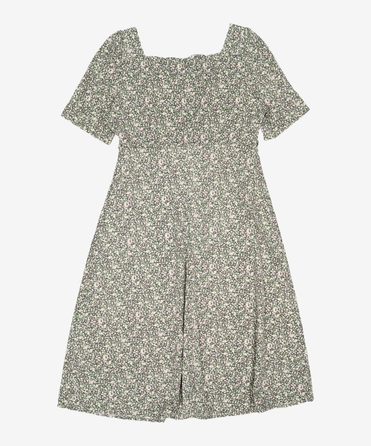 미쏘(MIXXO) 플라워패턴 셔링디테일 원피스 MIWOWB822G L