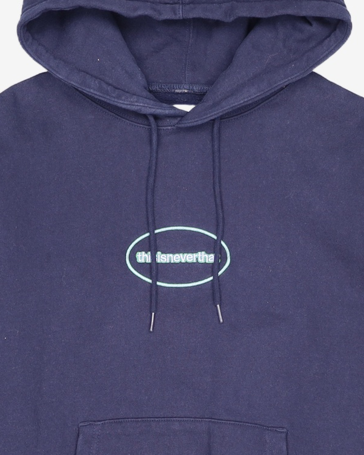 디스이즈네버댓(THISISNEVERTHAT) ET-Logo Hoodie Navy S