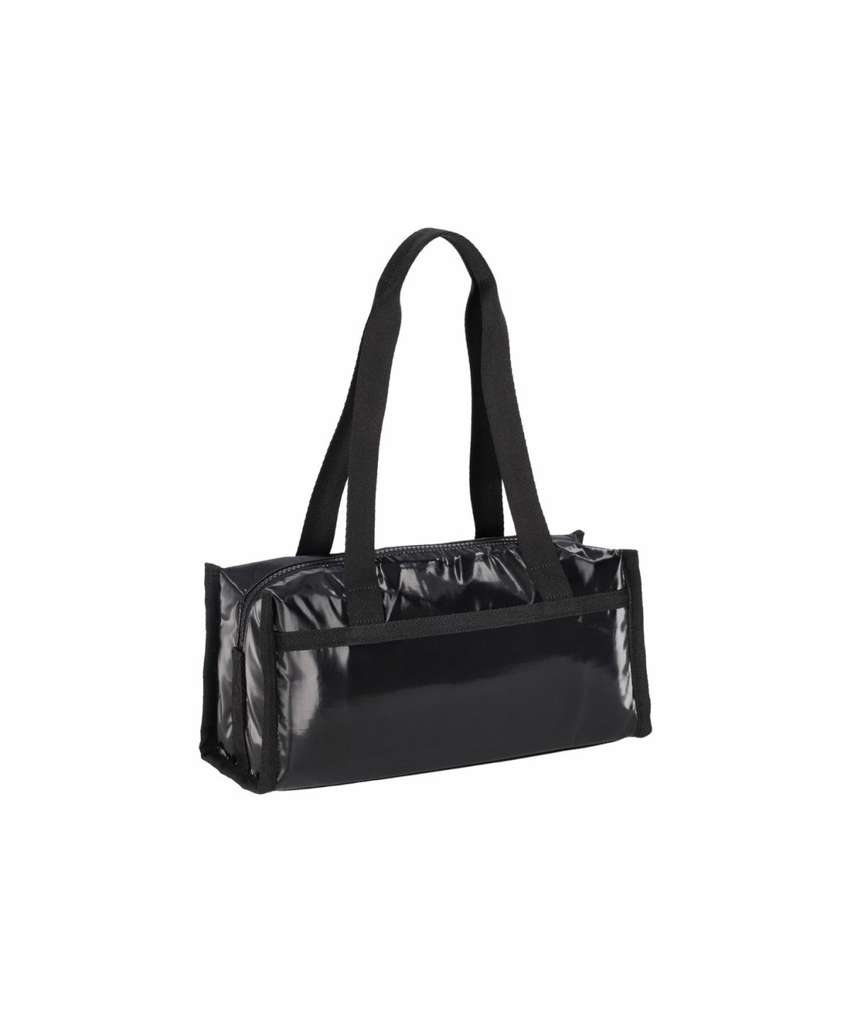 레스포색(LESPORTSAC) 블랙 샤인 E/W 스퀘어 숄더백 [2049.M135]