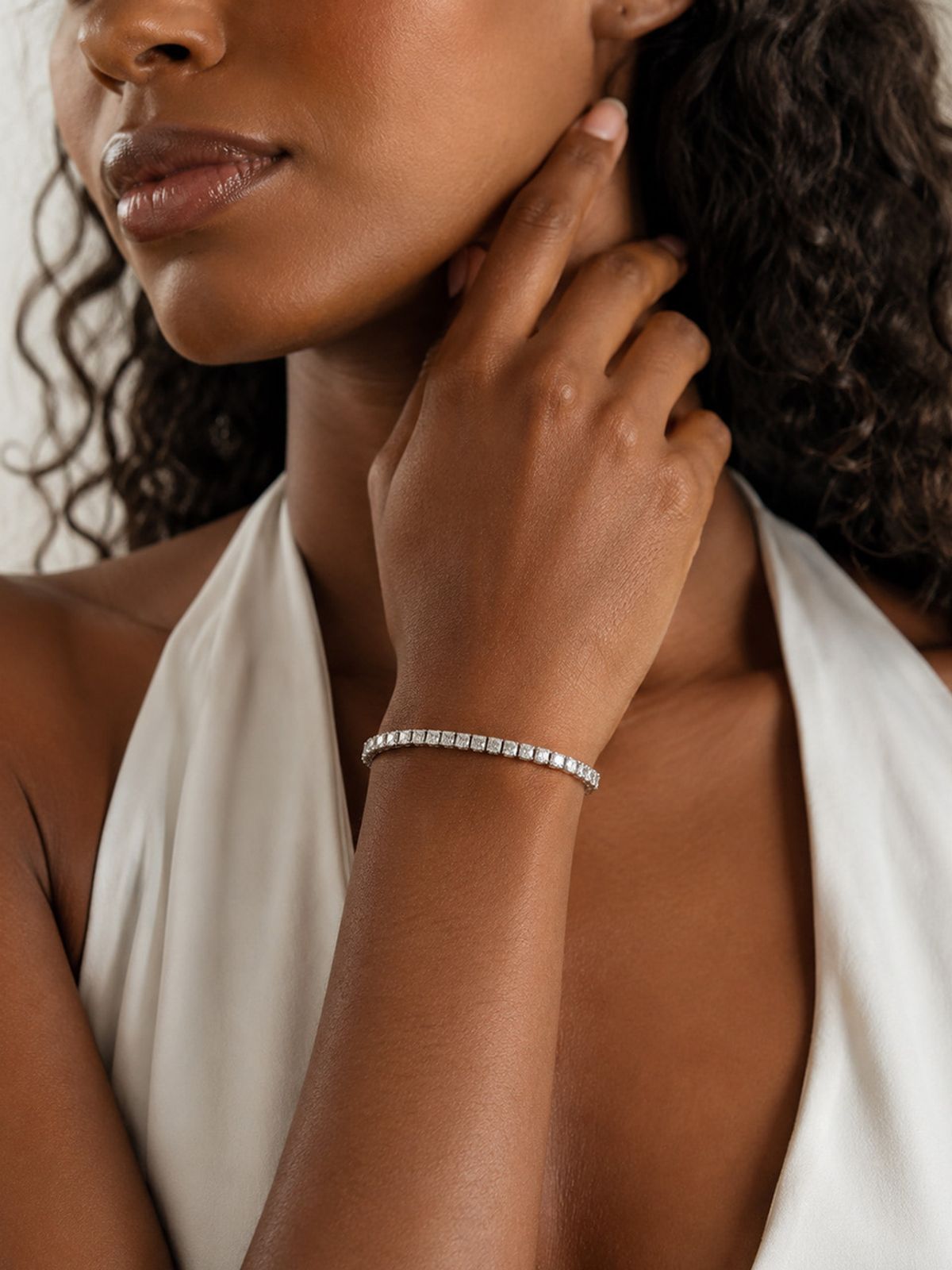 가이거주얼리(GEIGERJEWELRY) 에끌라 스퀘어 테니스 팔찌 GIBRBB006