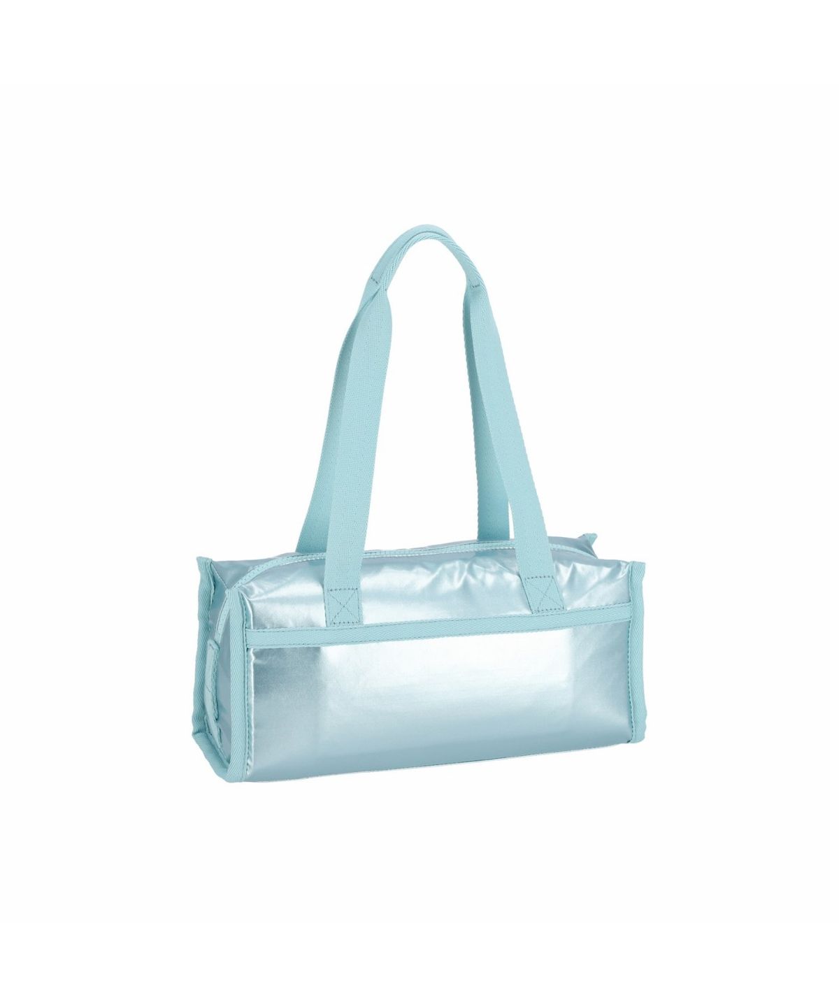 레스포색(LESPORTSAC) 아쿠아 블루 샤인 E/W 스퀘어 숄더백 [2049.MA17]