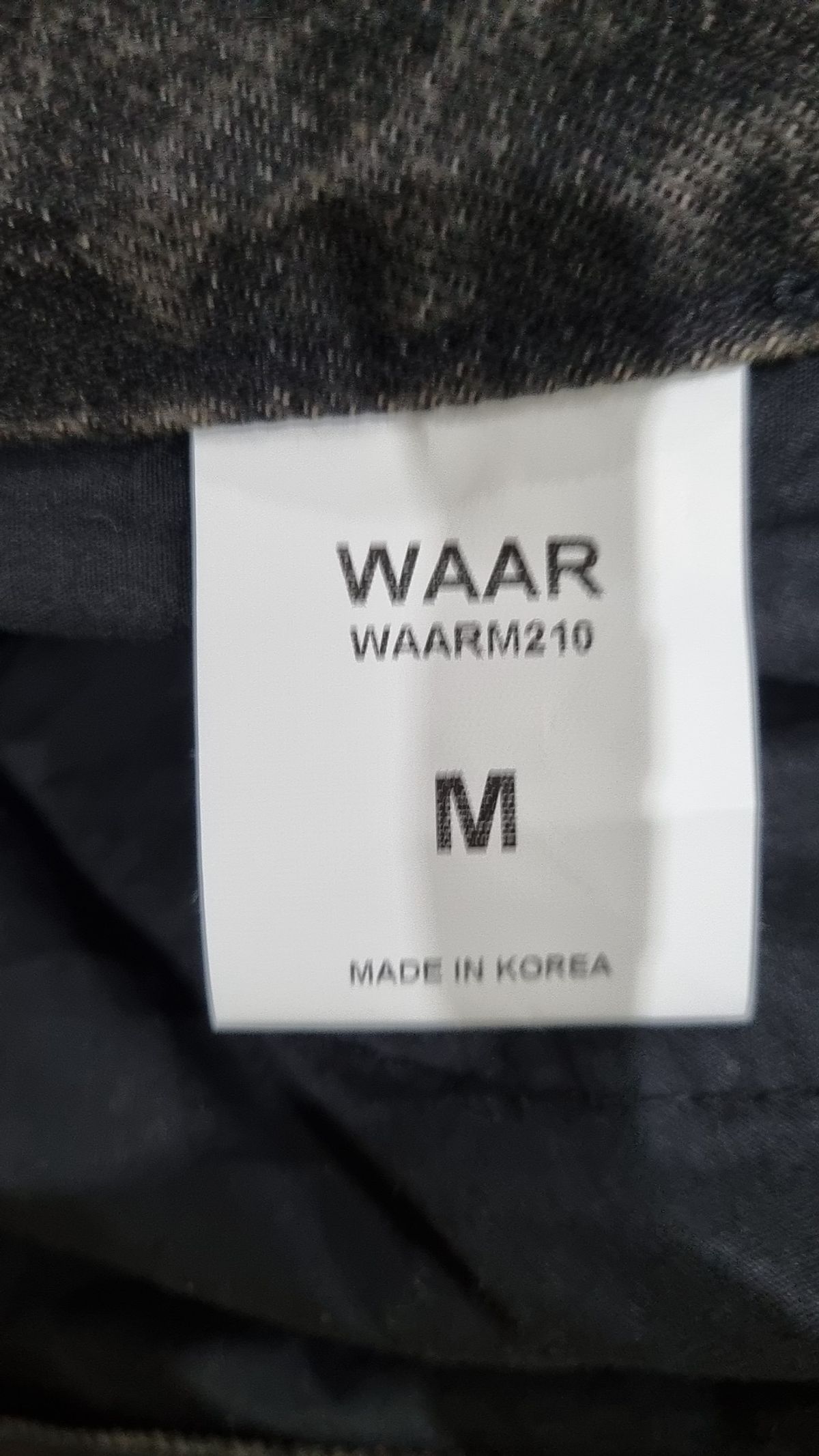 와르(WAAR) 청/데님 팬츠 M