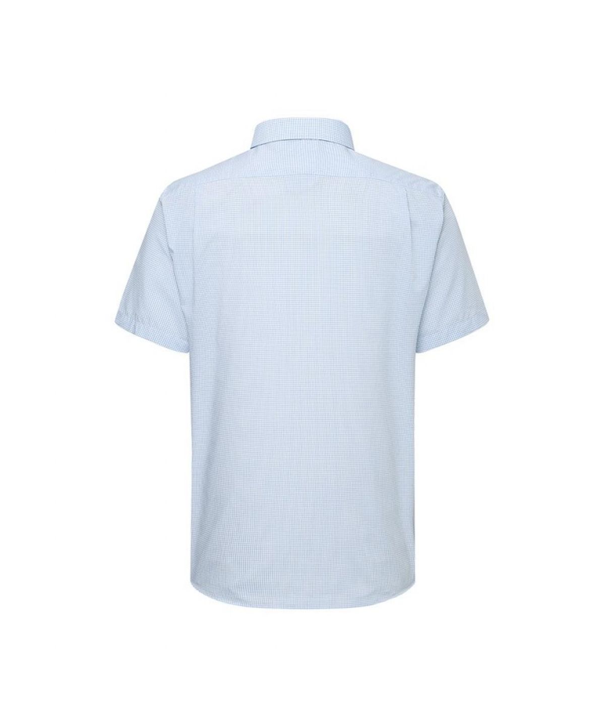 닥스셔츠(DAKS SHIRTS) 케어 면혼방 체크 드레스 반팔셔츠_DMP2SHDL122B1