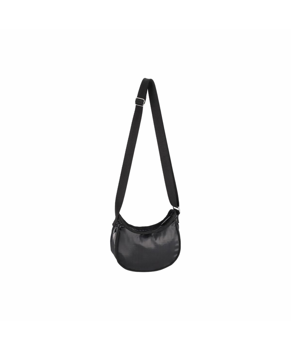 레스포색(LESPORTSAC) 블랙 샤인 미니 호보 크로스바디백 [2047.M135]