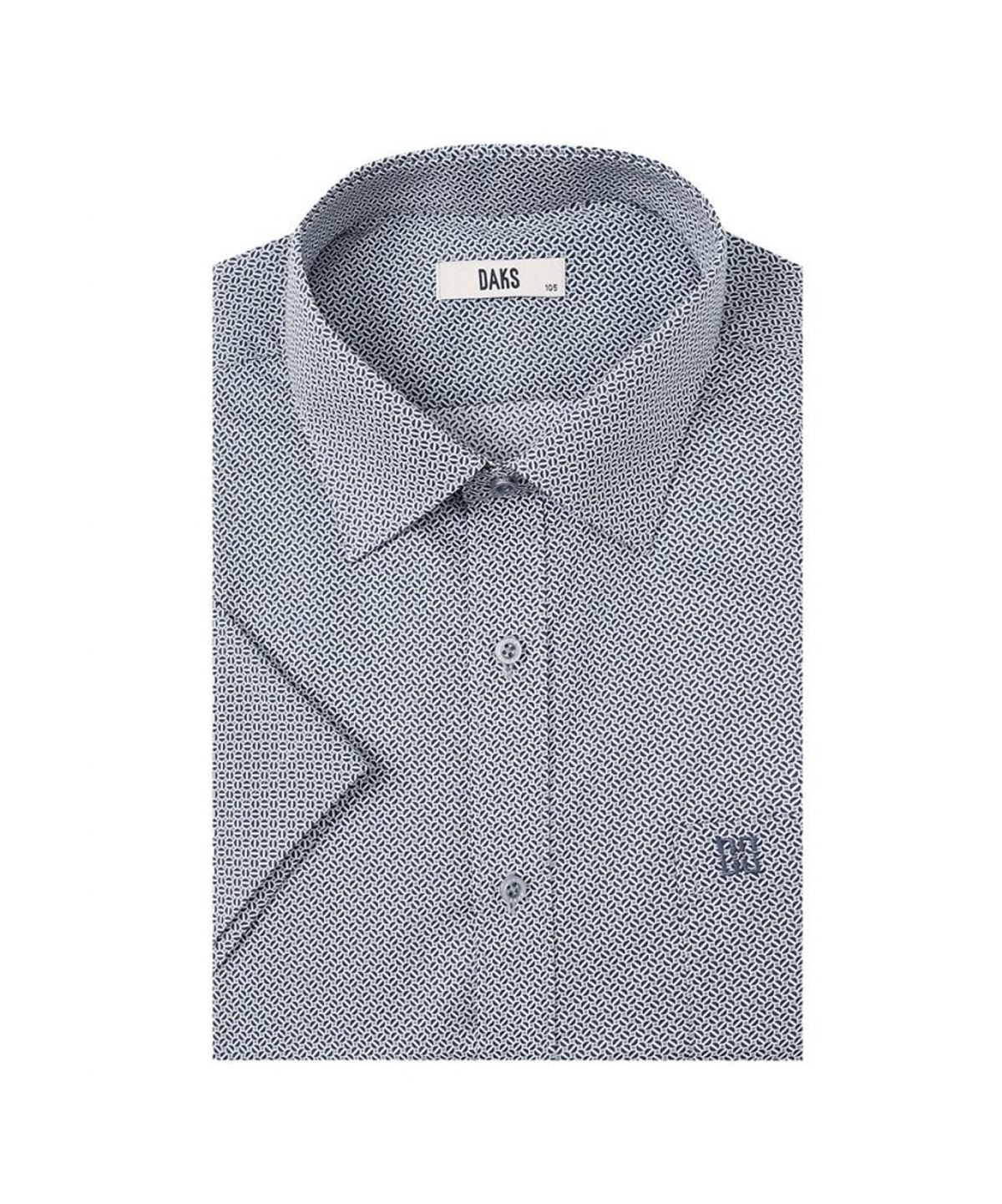 닥스셔츠(DAKS SHIRTS) 케어 면혼방 패턴 드레스 반팔셔츠_DMP2SHDL161G1