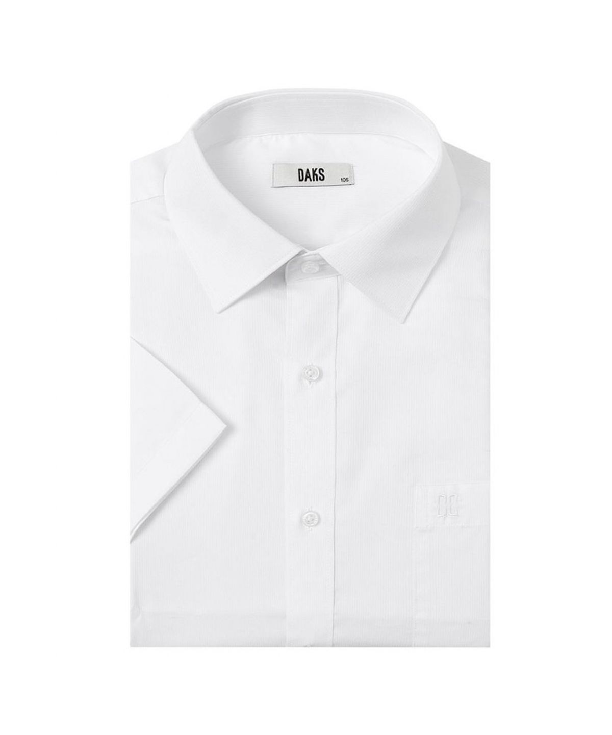 닥스셔츠(DAKS SHIRTS) 케어 면혼방 레귤러핏 드레스 반팔셔츠_DMP2SHDL111A1