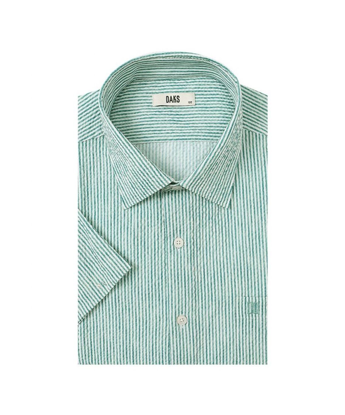 닥스셔츠(DAKS SHIRTS) 노케어 시어서커 스트라이프 캐주얼 반팔셔츠_DMP2SHCL160E1