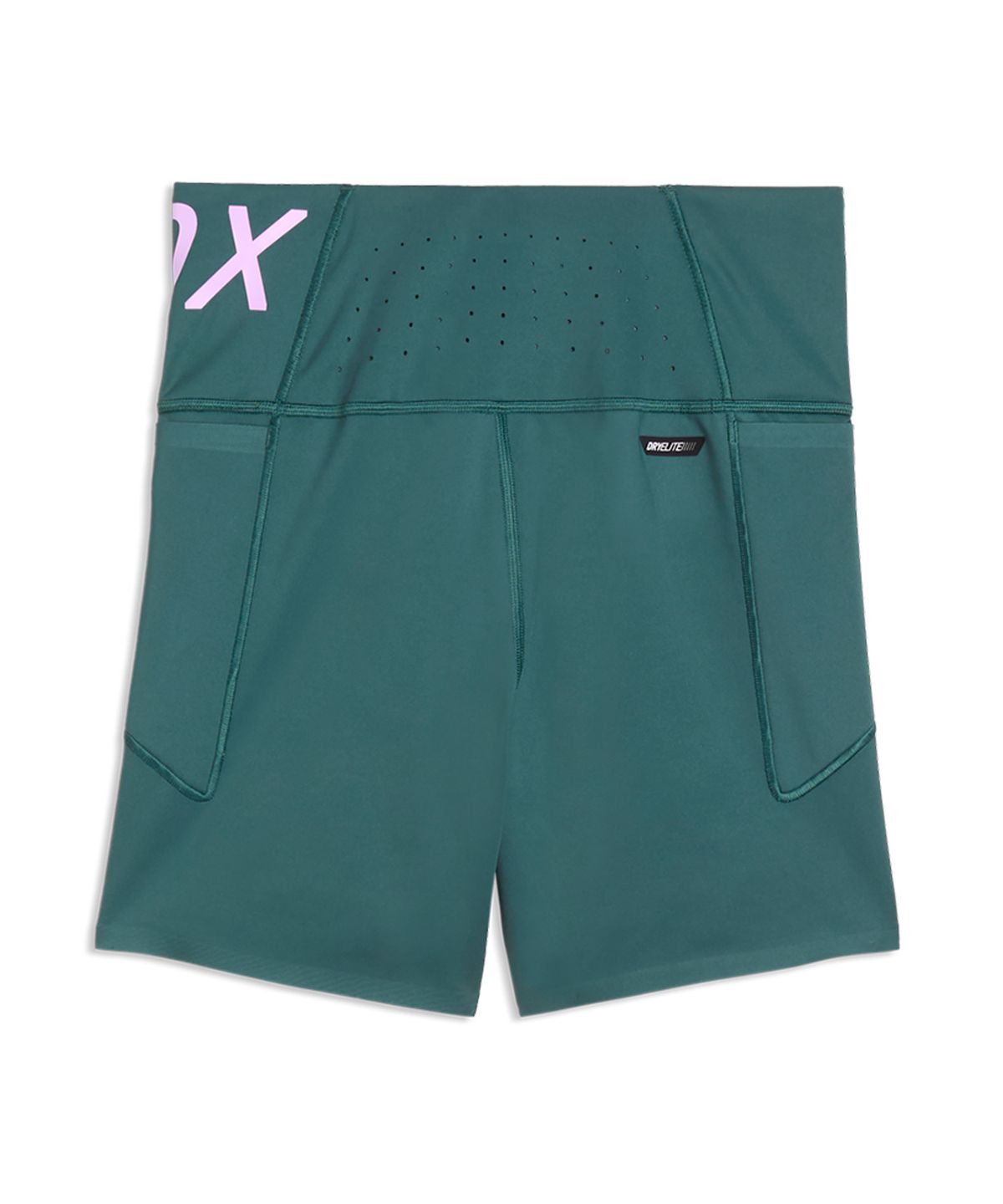 푸마(PUMA) 여성용 푸마 x 하이록스 파워모드 4인치 숏 타이츠 - 허브 가든 / 529151-69