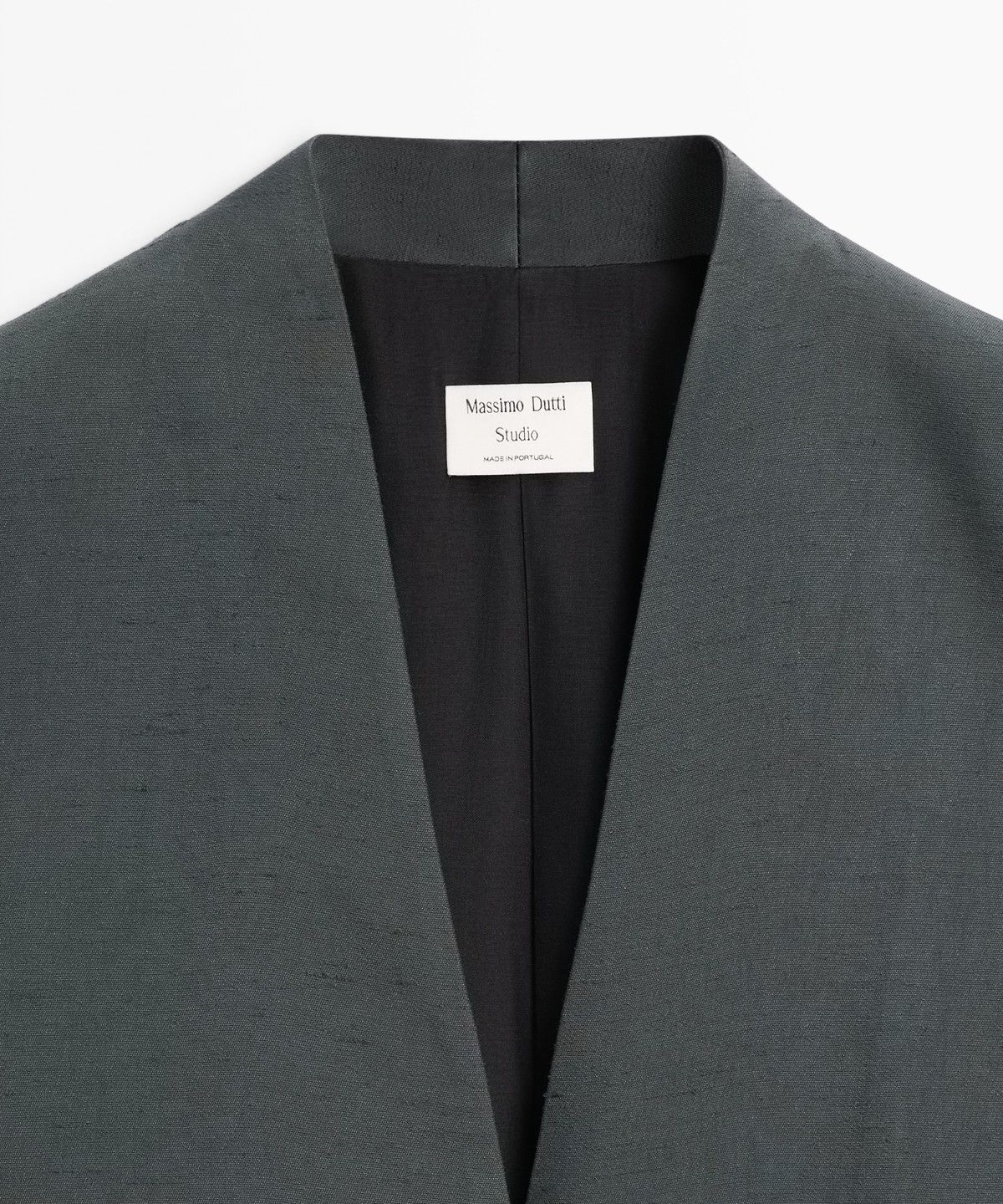 마시모두띠(MASSIMO DUTTI) 브이넥 토탈 룩 베스트 - STUDIO