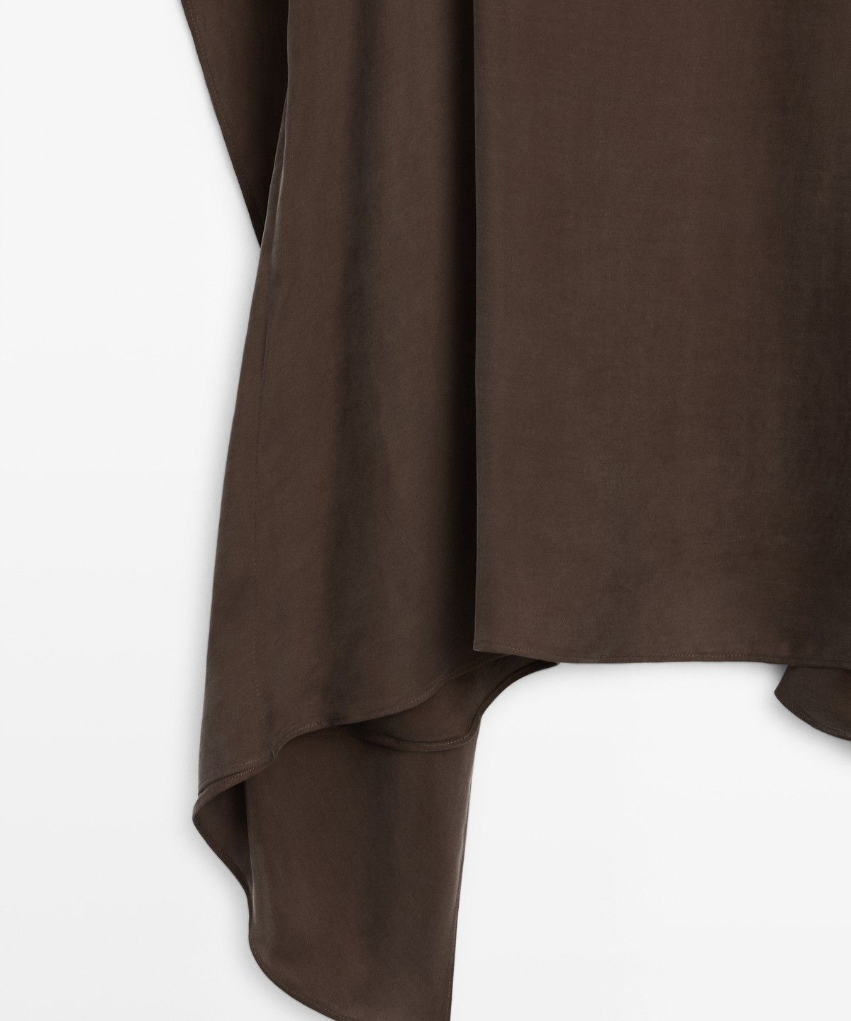 마시모두띠(MASSIMO DUTTI) 러플 디테일 스트랩 미니 원피스