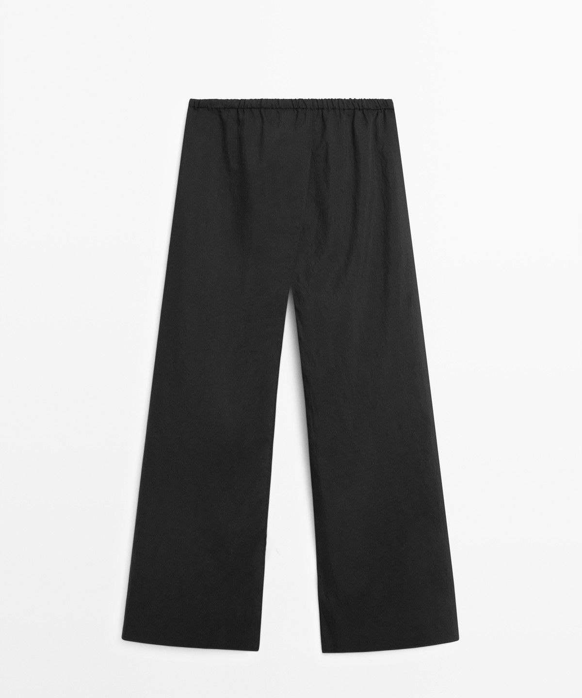 마시모두띠(MASSIMO DUTTI) 타이 디테일 더블 케이프 팬츠