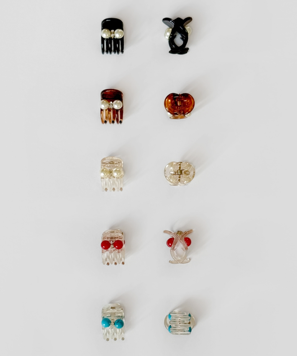 판타스틱 플래닛(FANTASTIC PLANET) [2SET] beads ball mini hair clip (5colors)