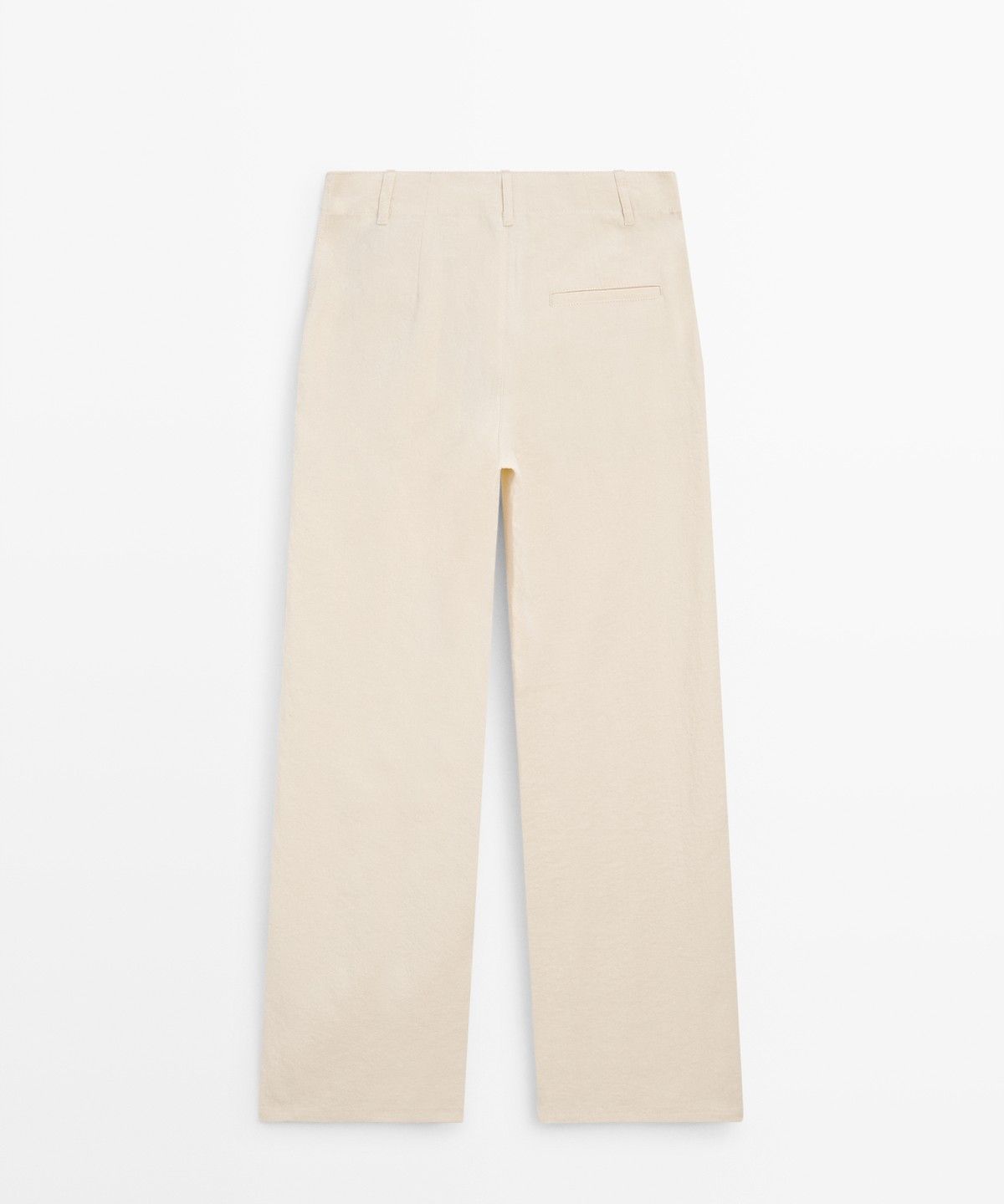 마시모두띠(MASSIMO DUTTI) 린넨 혼방 릴랙스 핏 팬츠