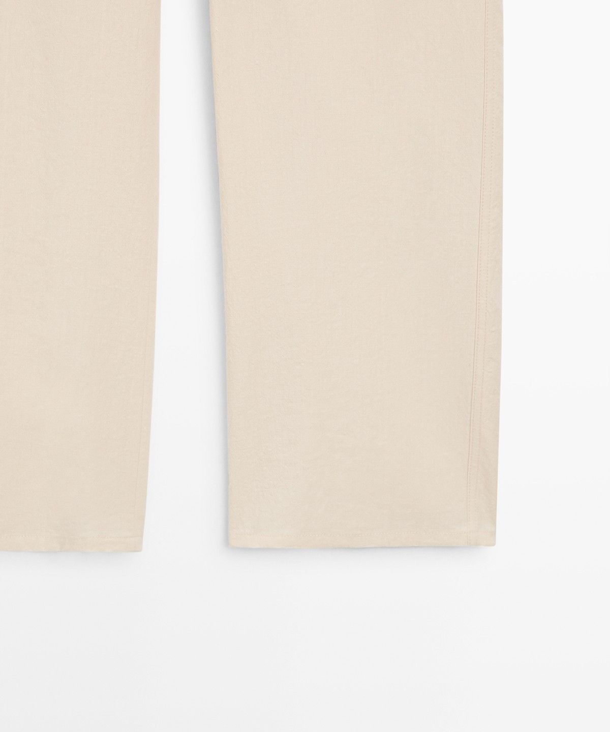 마시모두띠(MASSIMO DUTTI) 린넨 혼방 릴랙스 핏 팬츠