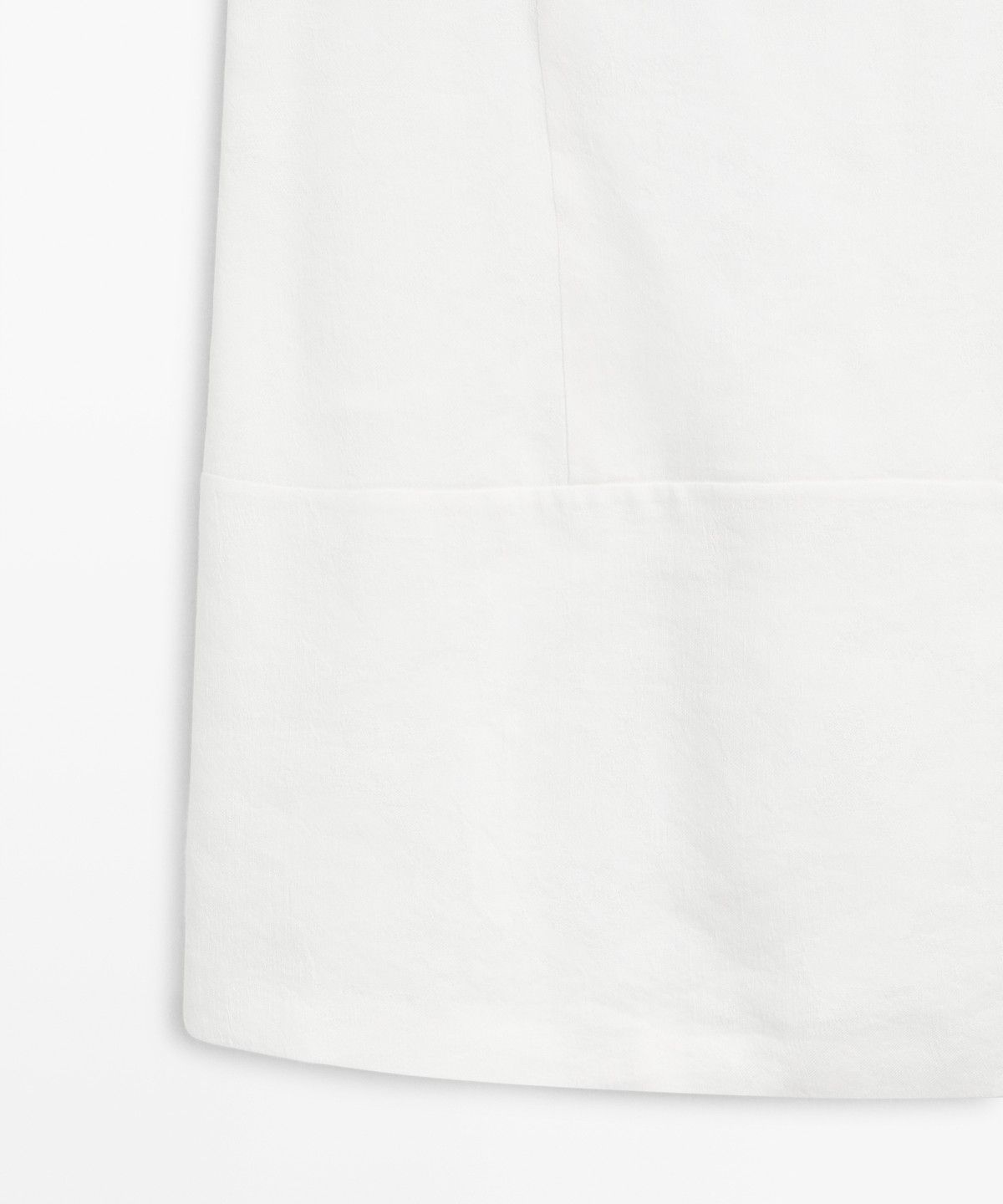 마시모두띠(MASSIMO DUTTI) 린넨 블렌드 플루이드 숏 드레스