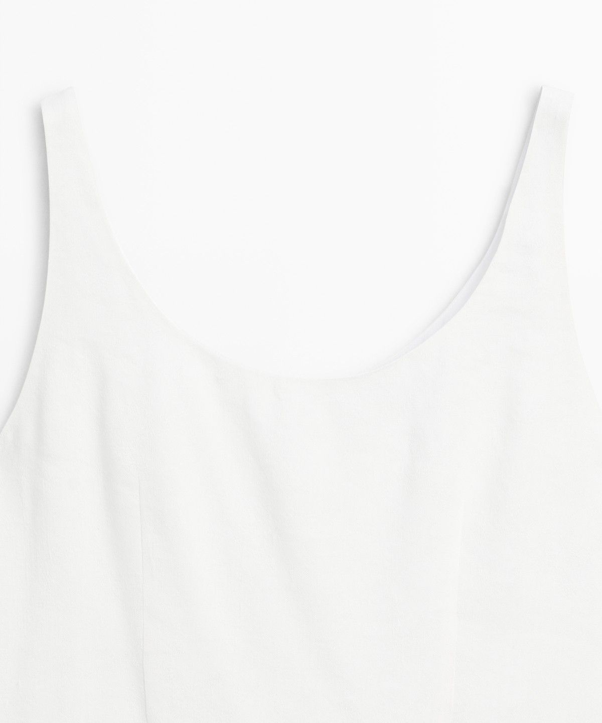 마시모두띠(MASSIMO DUTTI) 린넨 블렌드 플루이드 숏 드레스
