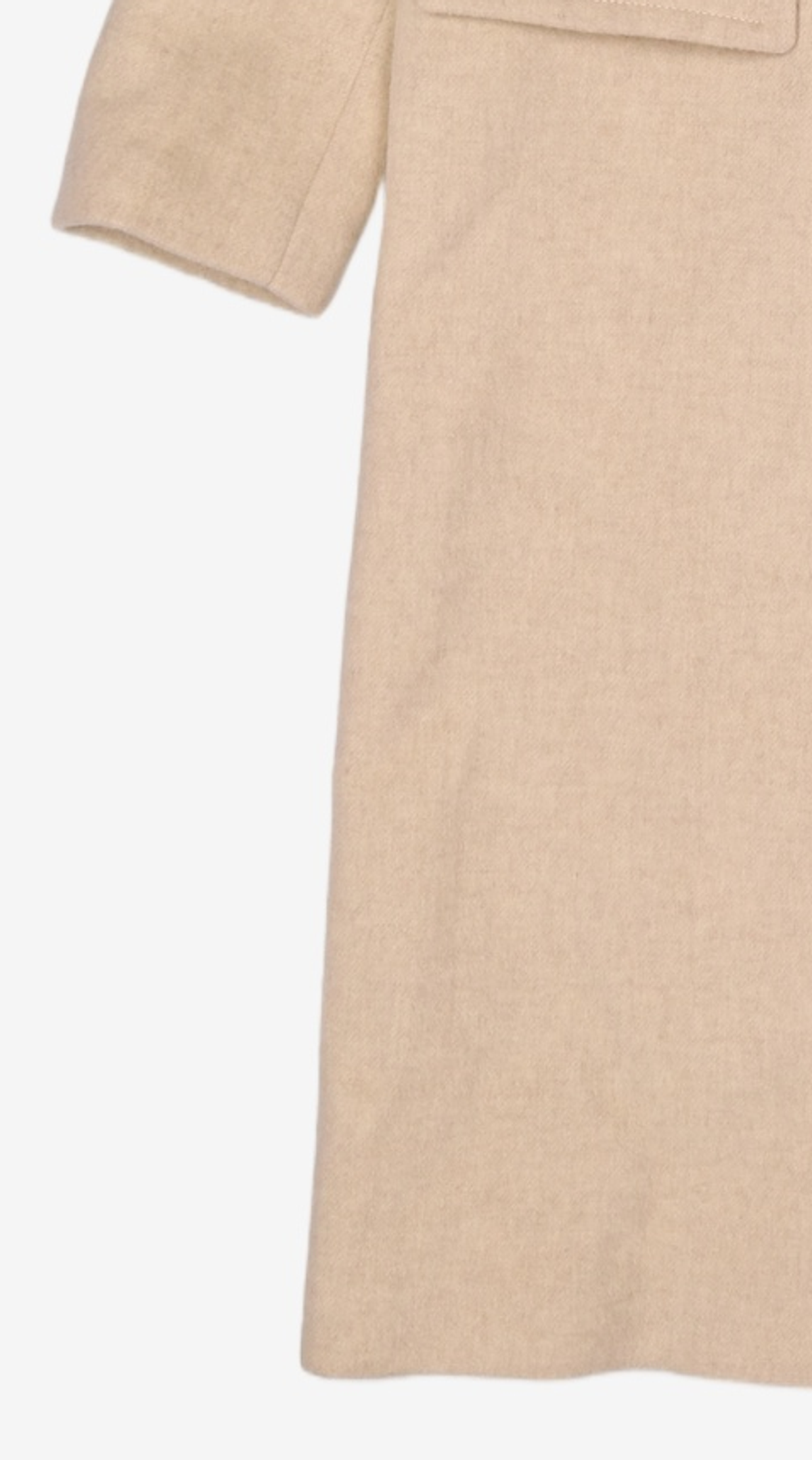 오이아우어(OIAUER) Halfdouble Long Coat in Ivory S