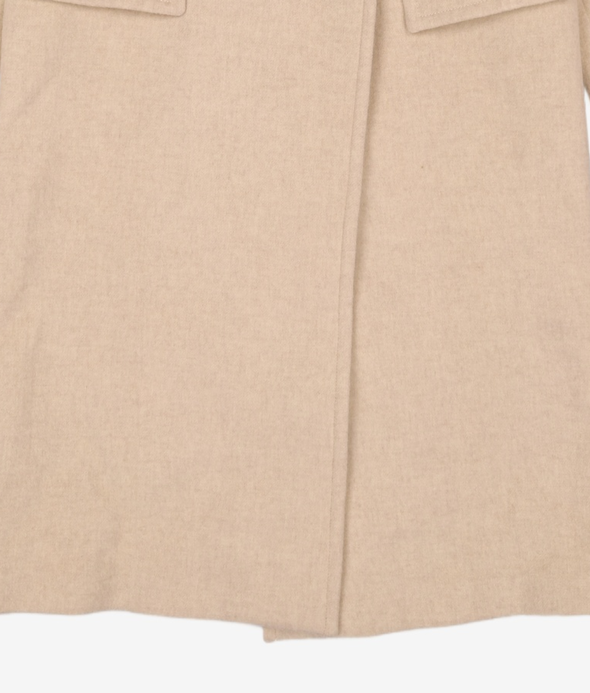 오이아우어(OIAUER) Halfdouble Long Coat in Ivory S