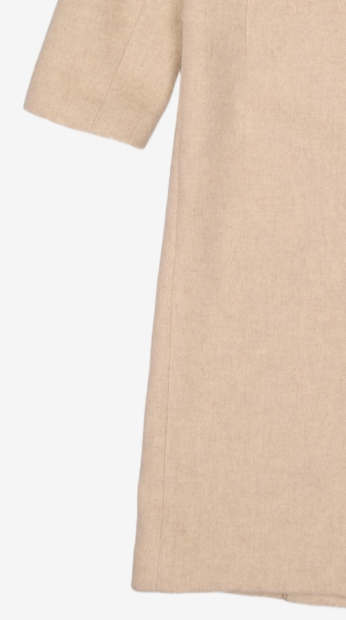 오이아우어(OIAUER) Halfdouble Long Coat in Ivory S