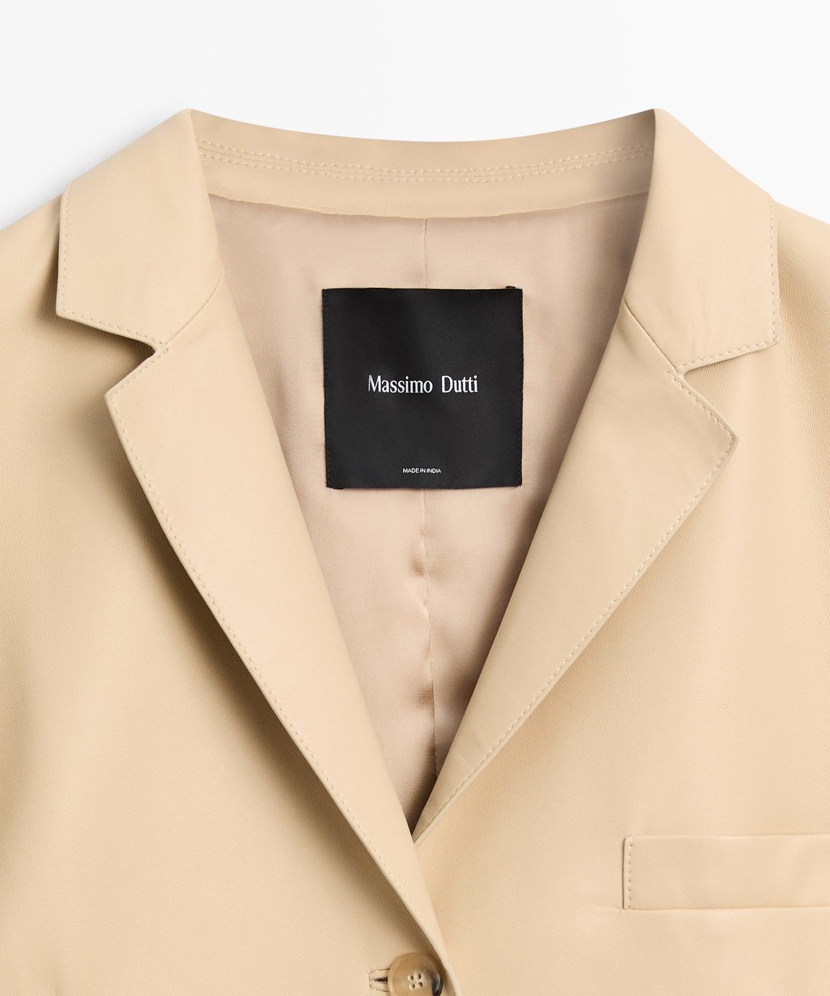 마시모두띠(MASSIMO DUTTI) 나파 가죽 블레이저