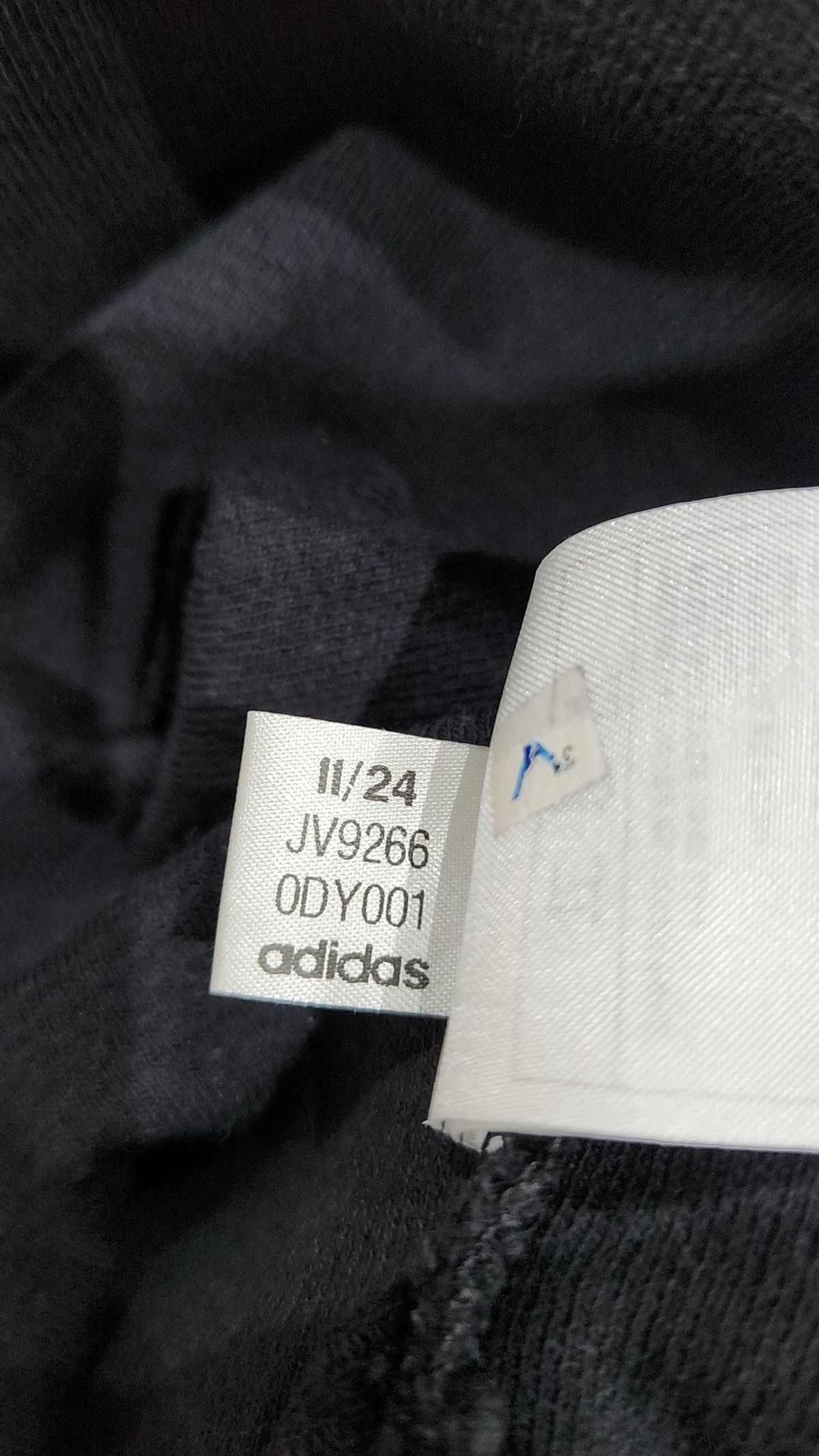 아디다스(ADIDAS) 와플 반팔 폴로 셔츠 - 블랙 / JV9266 S