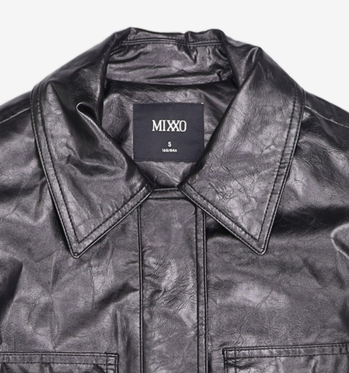 미쏘(MIXXO) 레더/라이더스 재킷 S