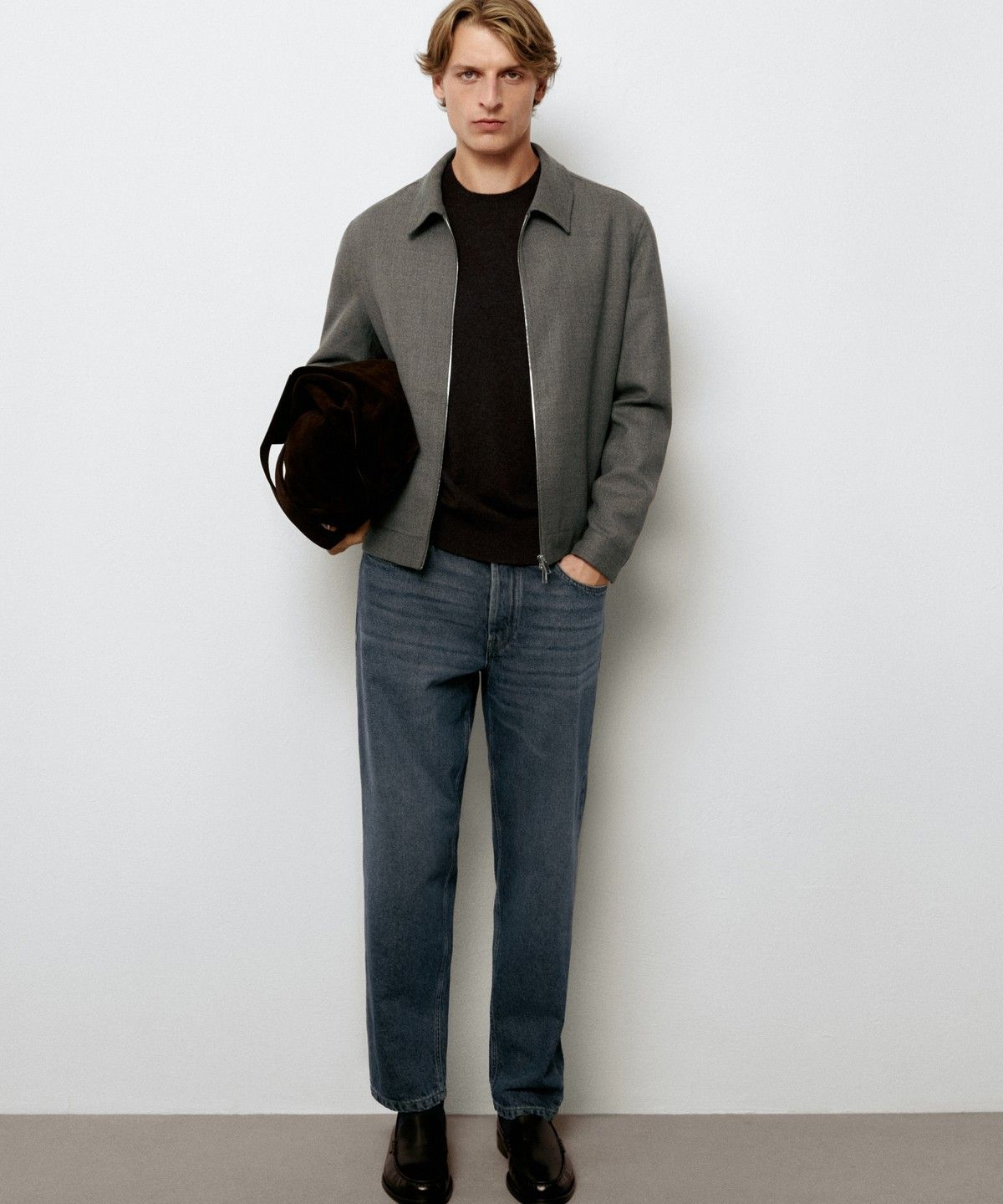마시모두띠(MASSIMO DUTTI) 슬림 크롭핏 진