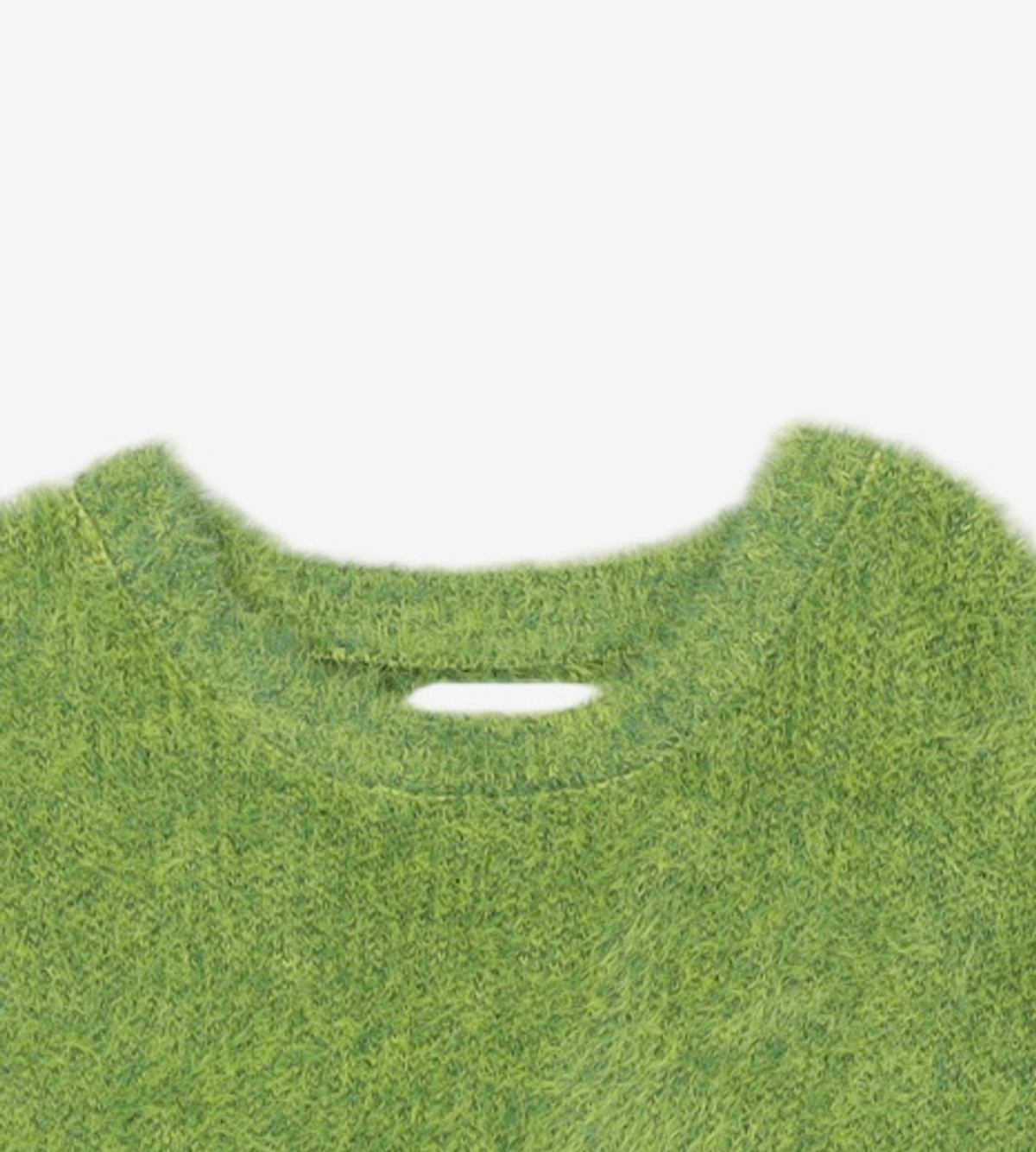 노매뉴얼(NOMANUAL) (시그니처종료)CROPPED HAIRY KNIT - 5 COLOR L