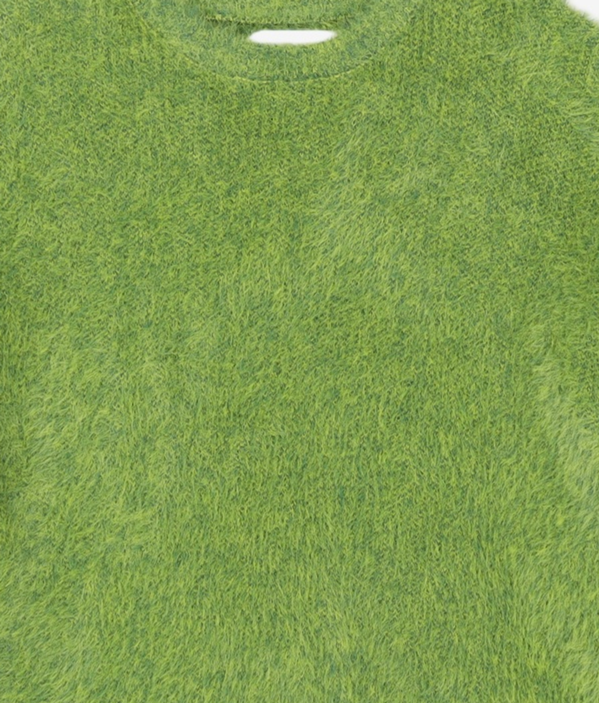 노매뉴얼(NOMANUAL) (시그니처종료)CROPPED HAIRY KNIT - 5 COLOR L