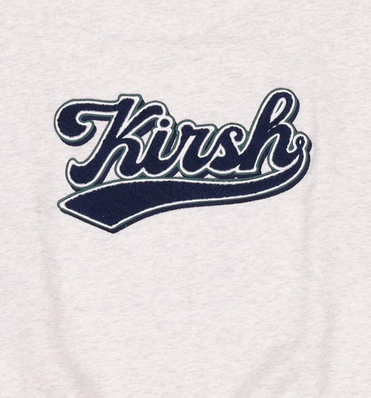 키르시(KIRSH) 베이스볼 로고 스웻셔츠 KA [라이트 그레이] 1