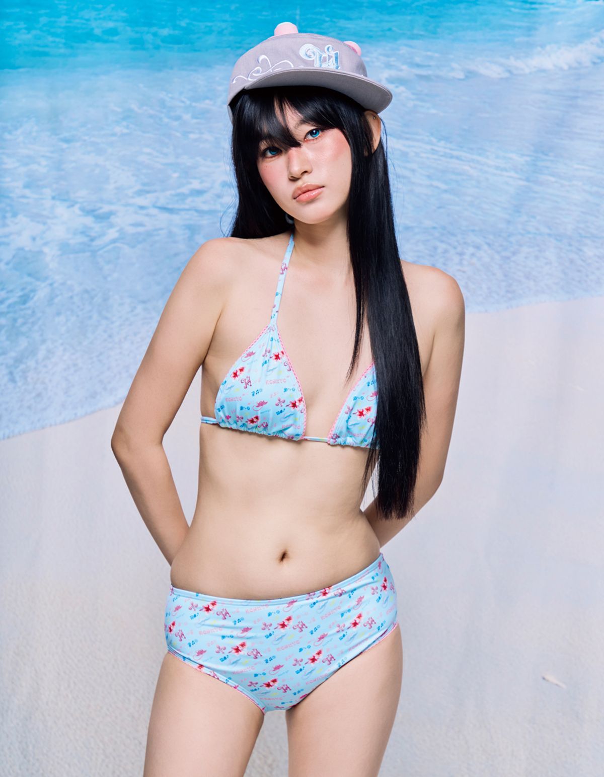 혼쿄(HONKYO) Mint Tropical Bikini Set