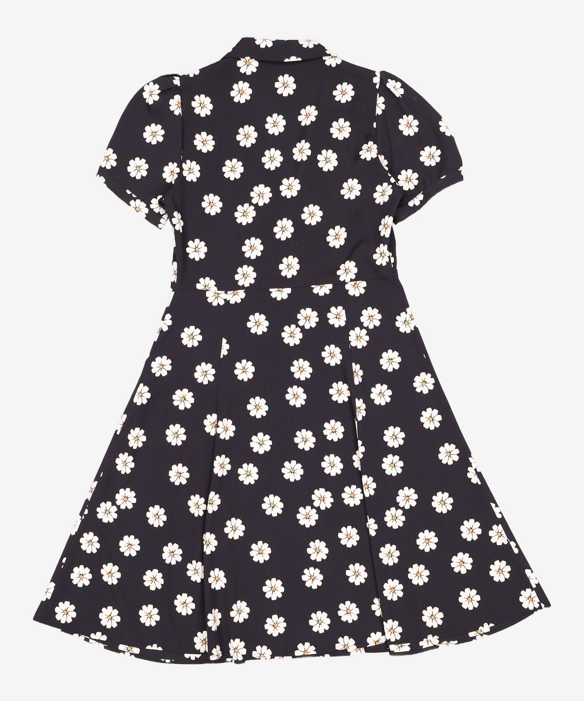 룩캐스트(LOOKAST) BLACK MARTHA FLOWER PRINTED DRESS ONE
