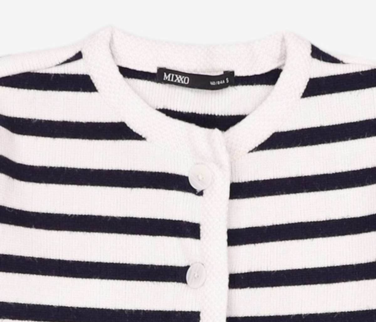 미쏘(MIXXO) 스트라이프 가디건 MIWCKD315T S