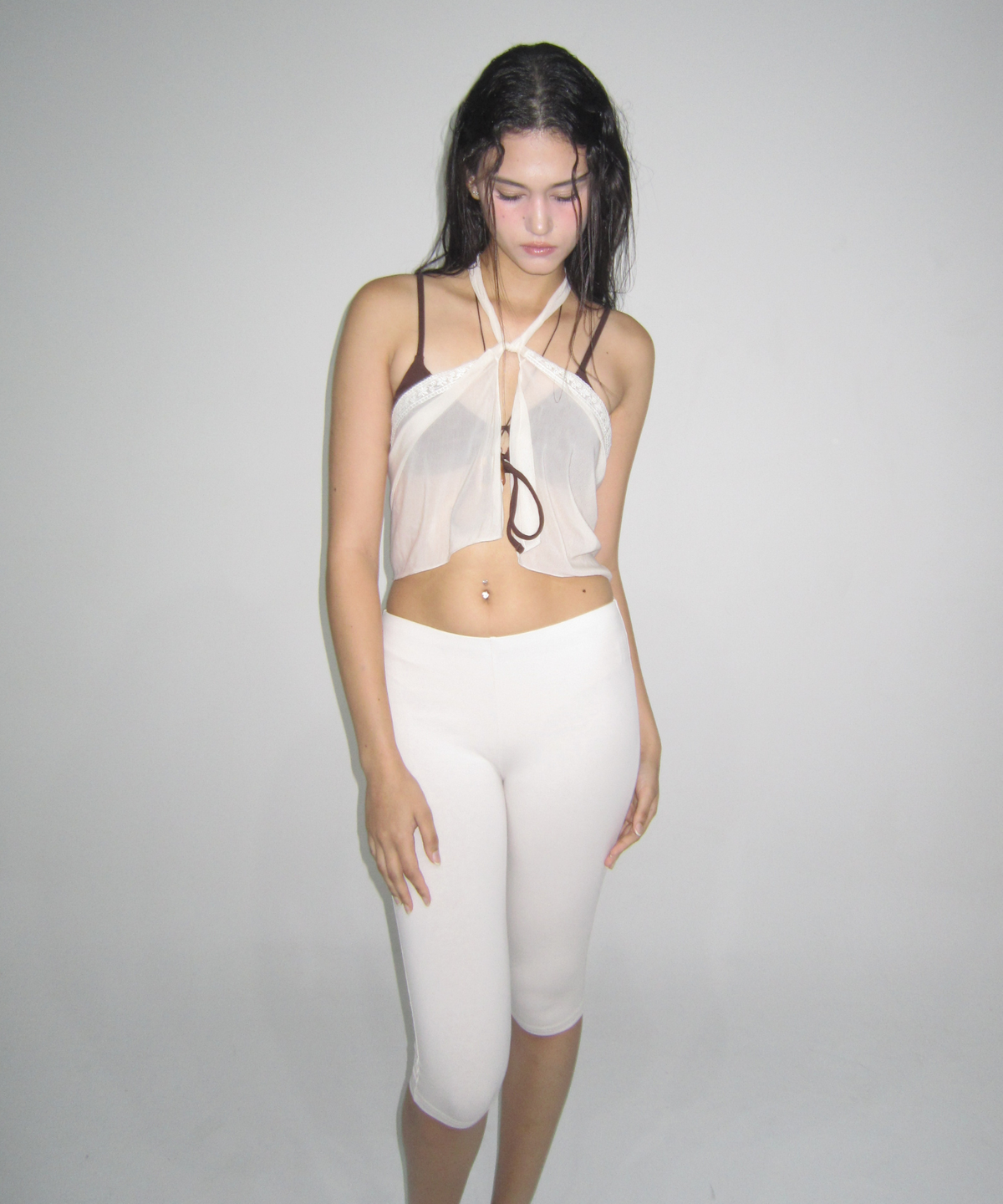 피프트 에일리어스(FIFTHALIAS) (2-Piece set) Dolly skirt capris Black