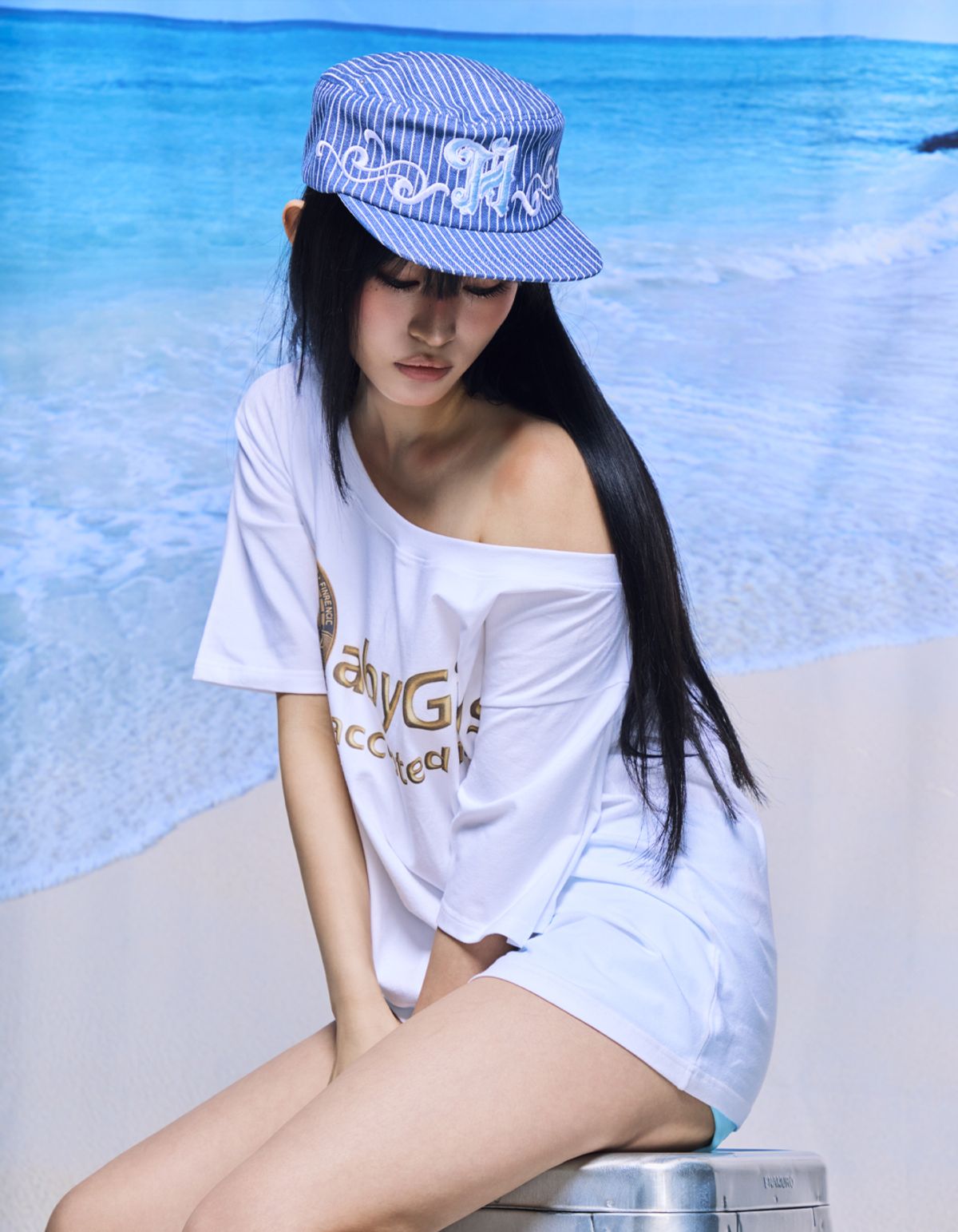 혼쿄(HONKYO) Baby Girls Only Off-Shoulder Tee
