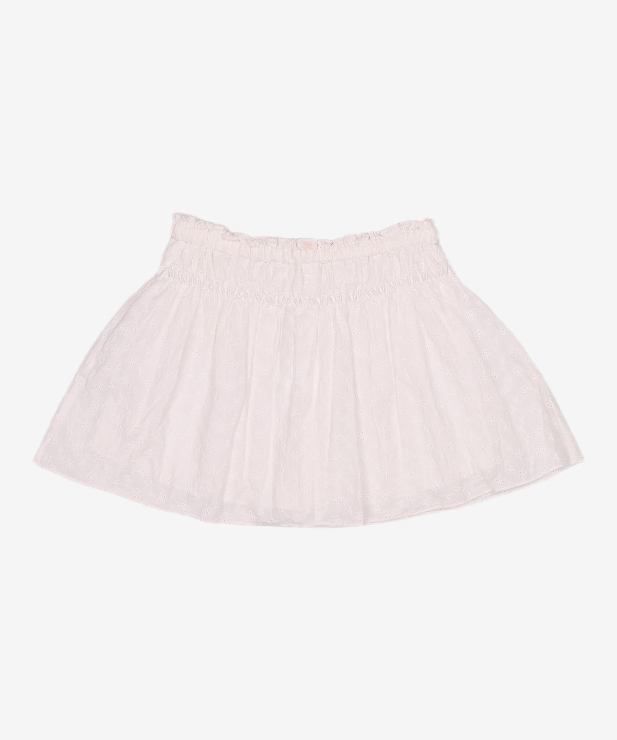 시눈(SINOON) Eyelet Mini Skirt (White) FREE