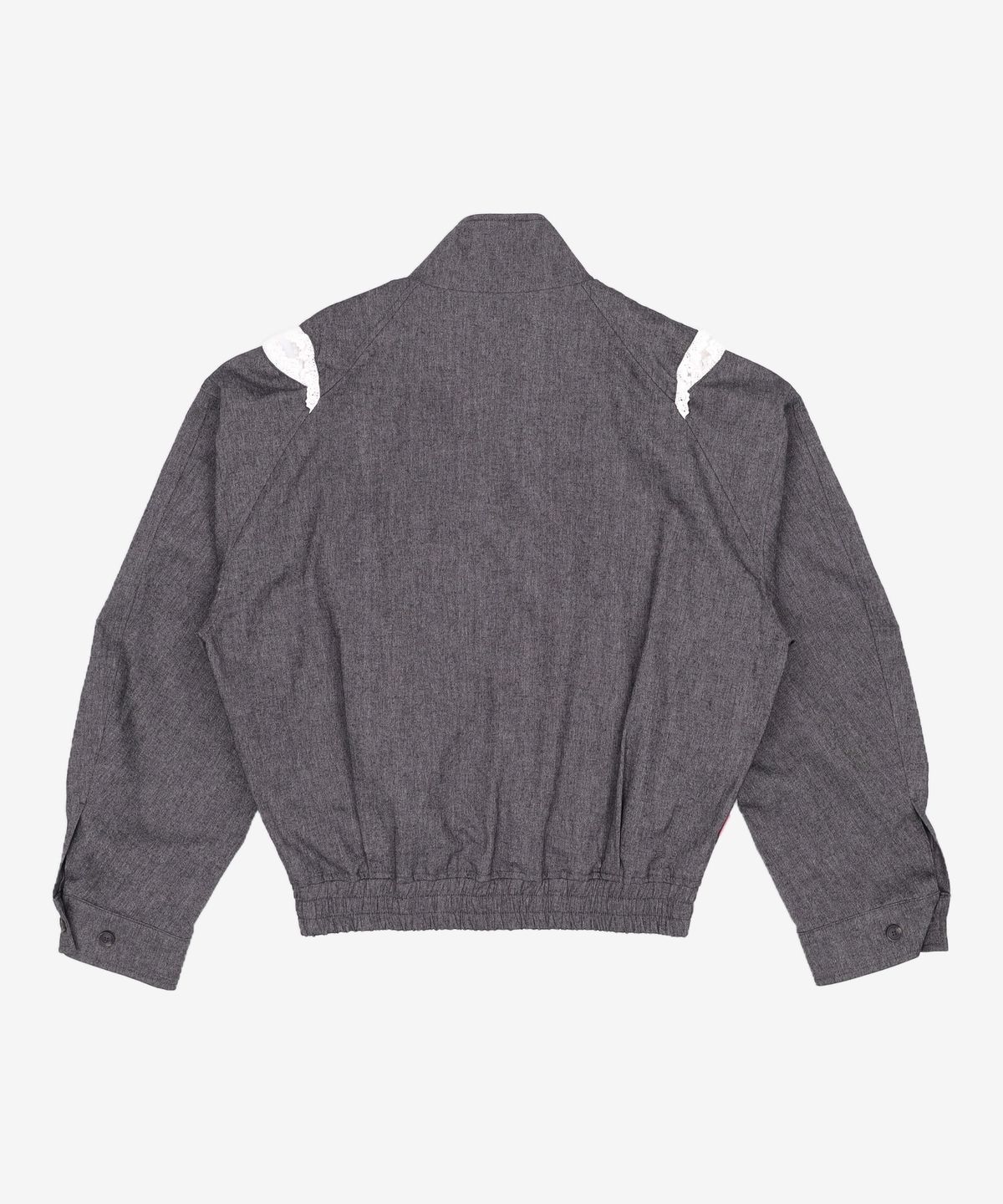 매드핑크(MADPINK) SHOULDER LACE BLOUSON BLACK FREE