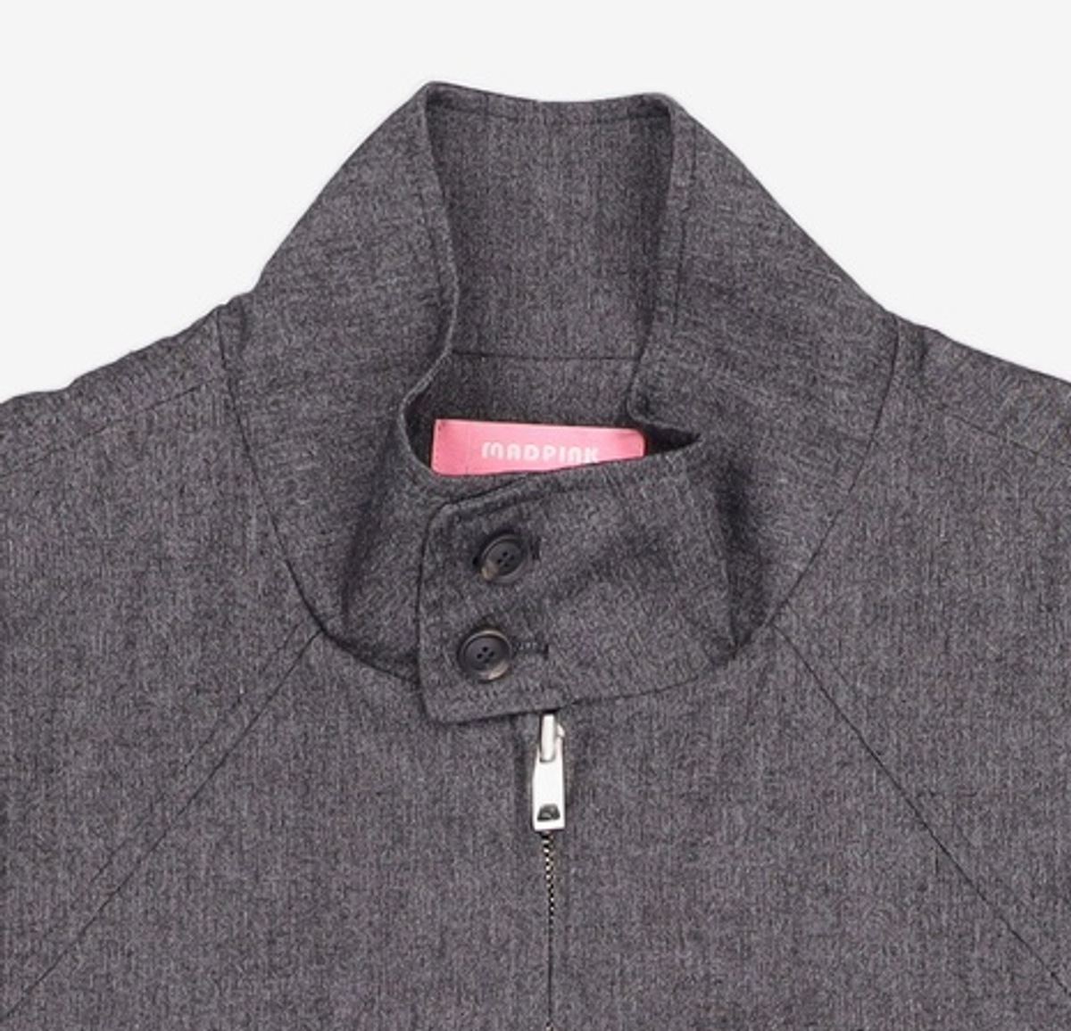 매드핑크(MADPINK) SHOULDER LACE BLOUSON BLACK FREE