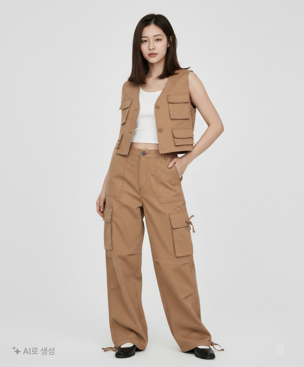 레더리(LEATHERY) 코튼 팬츠 S