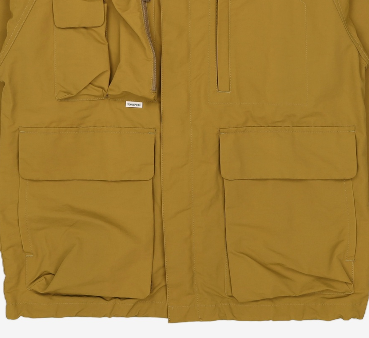 슬로우포크(SLOWPOKE) Multi Pocket Mountain Parka -Moss- 2