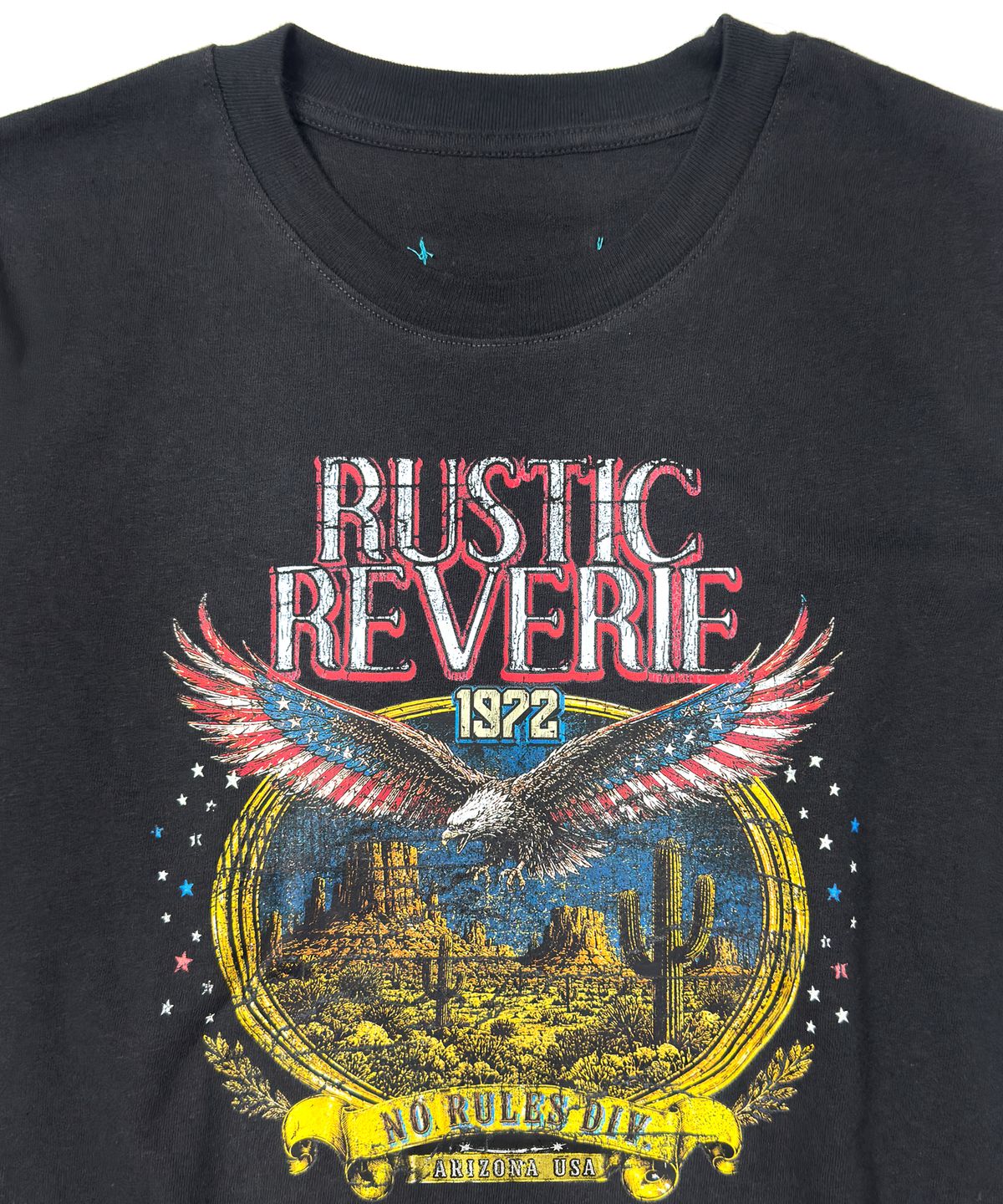 러스틱 레버리(RUSTIC REVERIE) 데저트 이글 1972 베이비 티셔츠 [빈티지블랙]